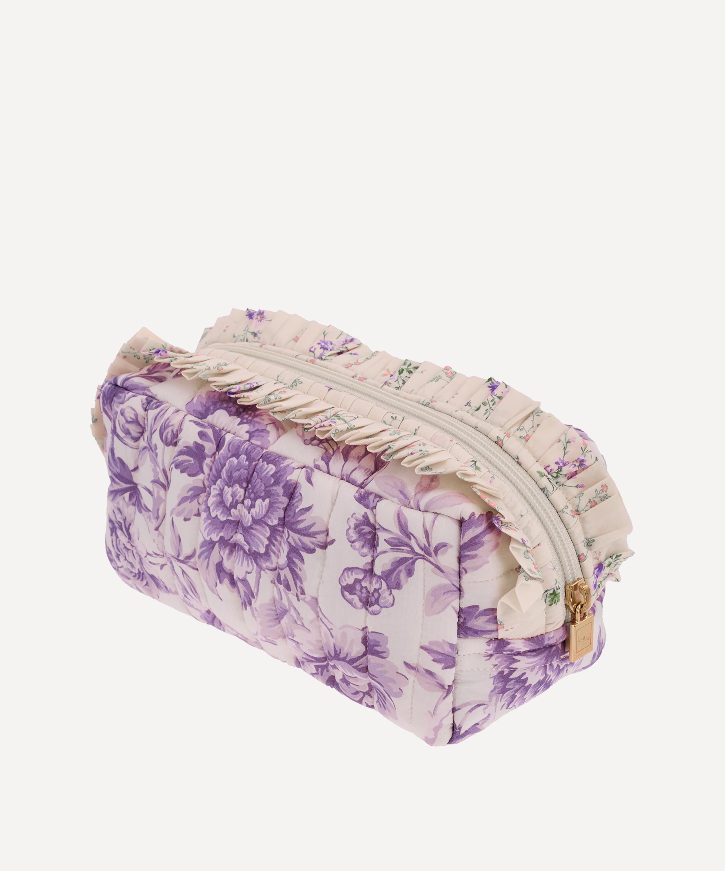 Bon Dep - Regency Trail Tana Lawn&trade; Cotton Ruffled Pouch