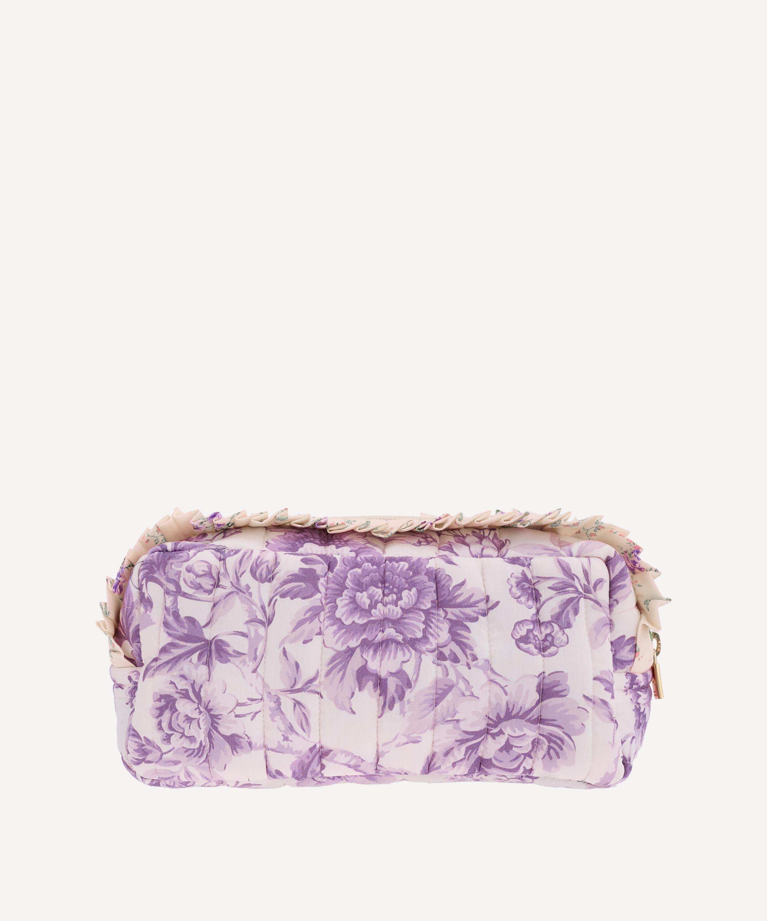 Bon Dep - Regency Trail Tana Lawn&trade; Cotton Ruffled Pouch image number 1