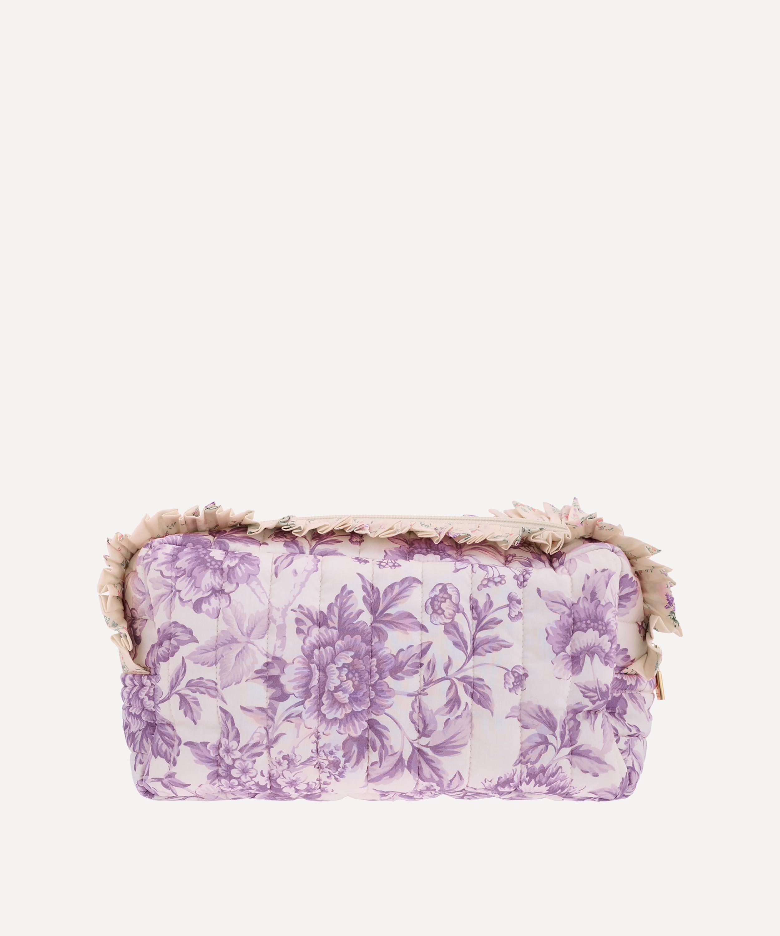 Bon Dep - Regency Trail Tana Lawn&trade; Cotton Ruffled Square Pouch image number 1