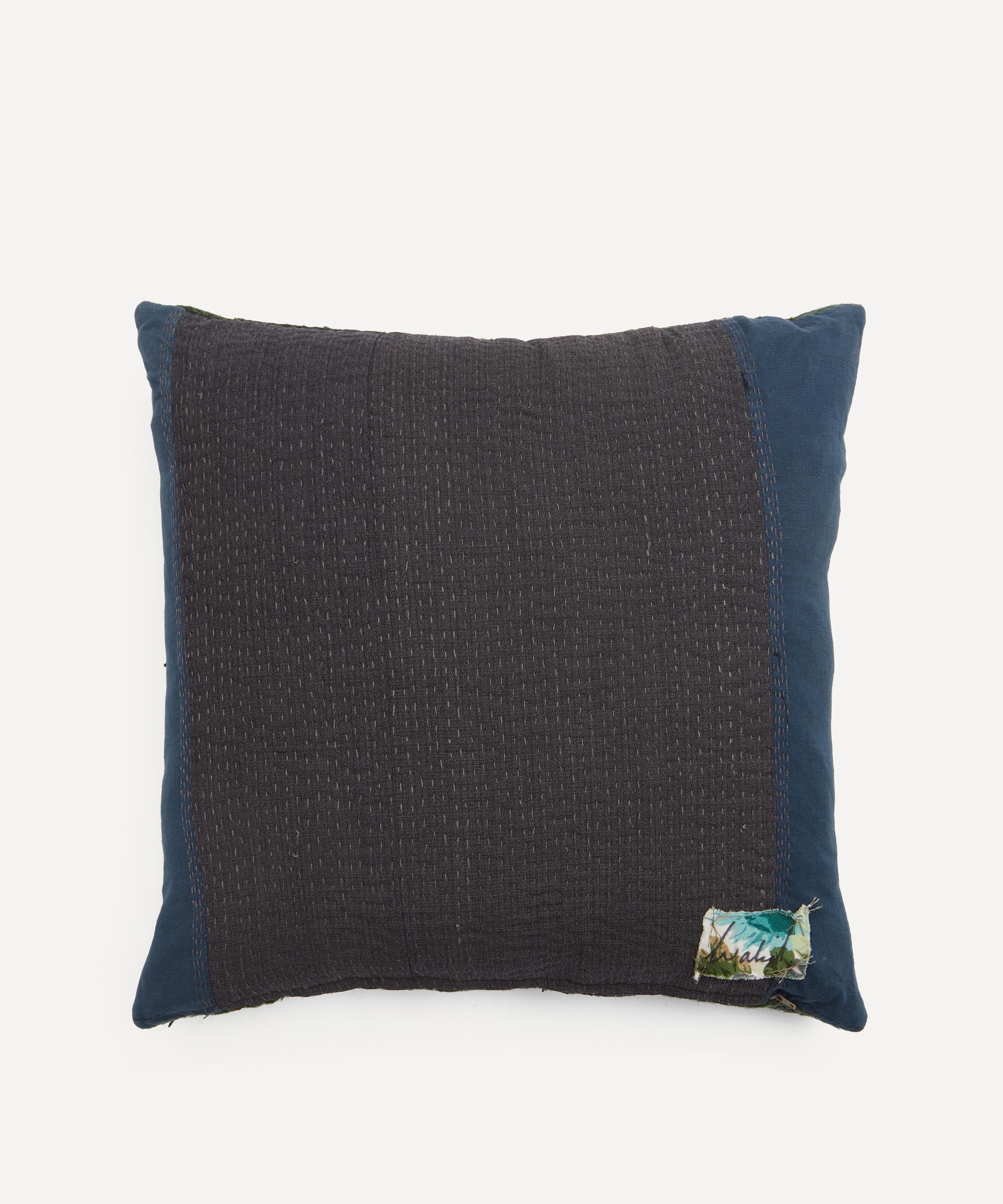 By Walid - 1940s French Woollen Needlepoint Cushion 1405 image number 1