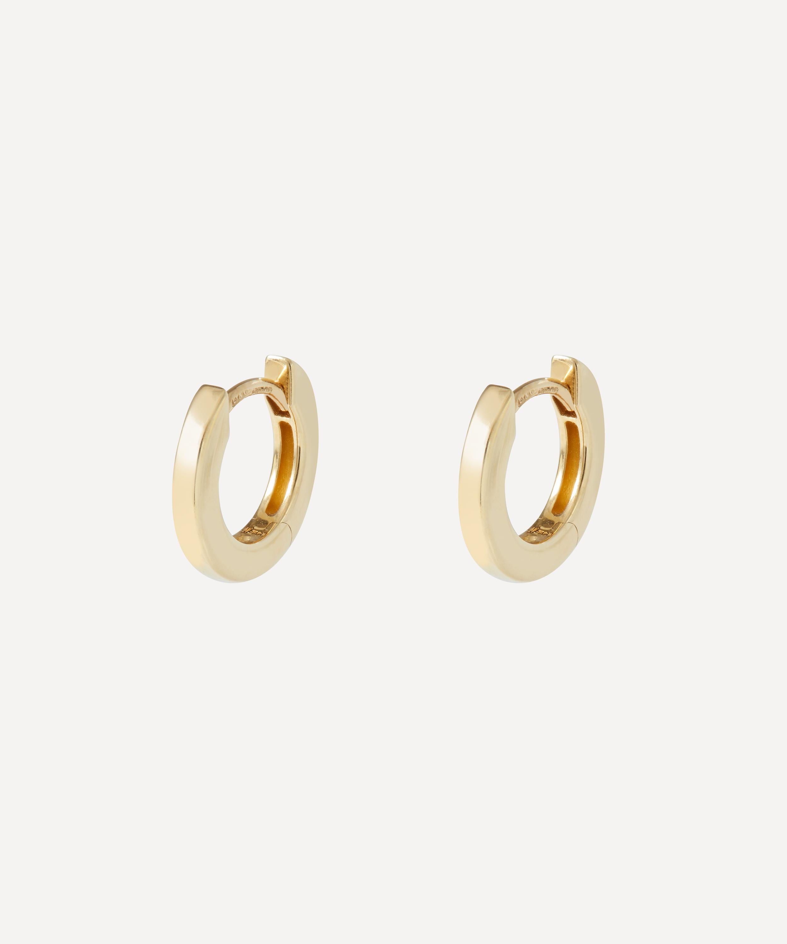 Andrea Fohrman - 14ct Gold Huggie Hoop Earrings