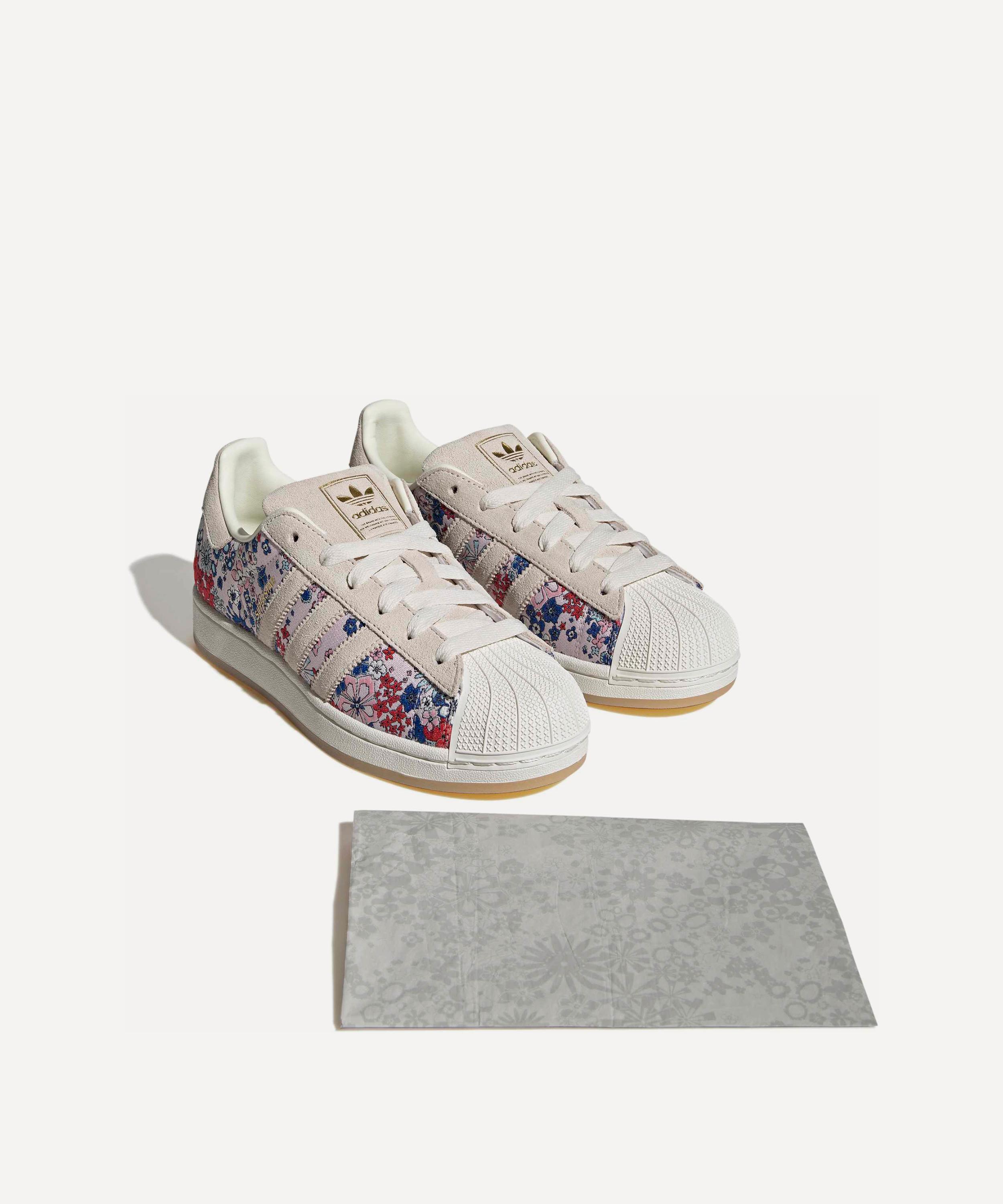 Adidas - x Liberty London Superstar II Shoes image number 8