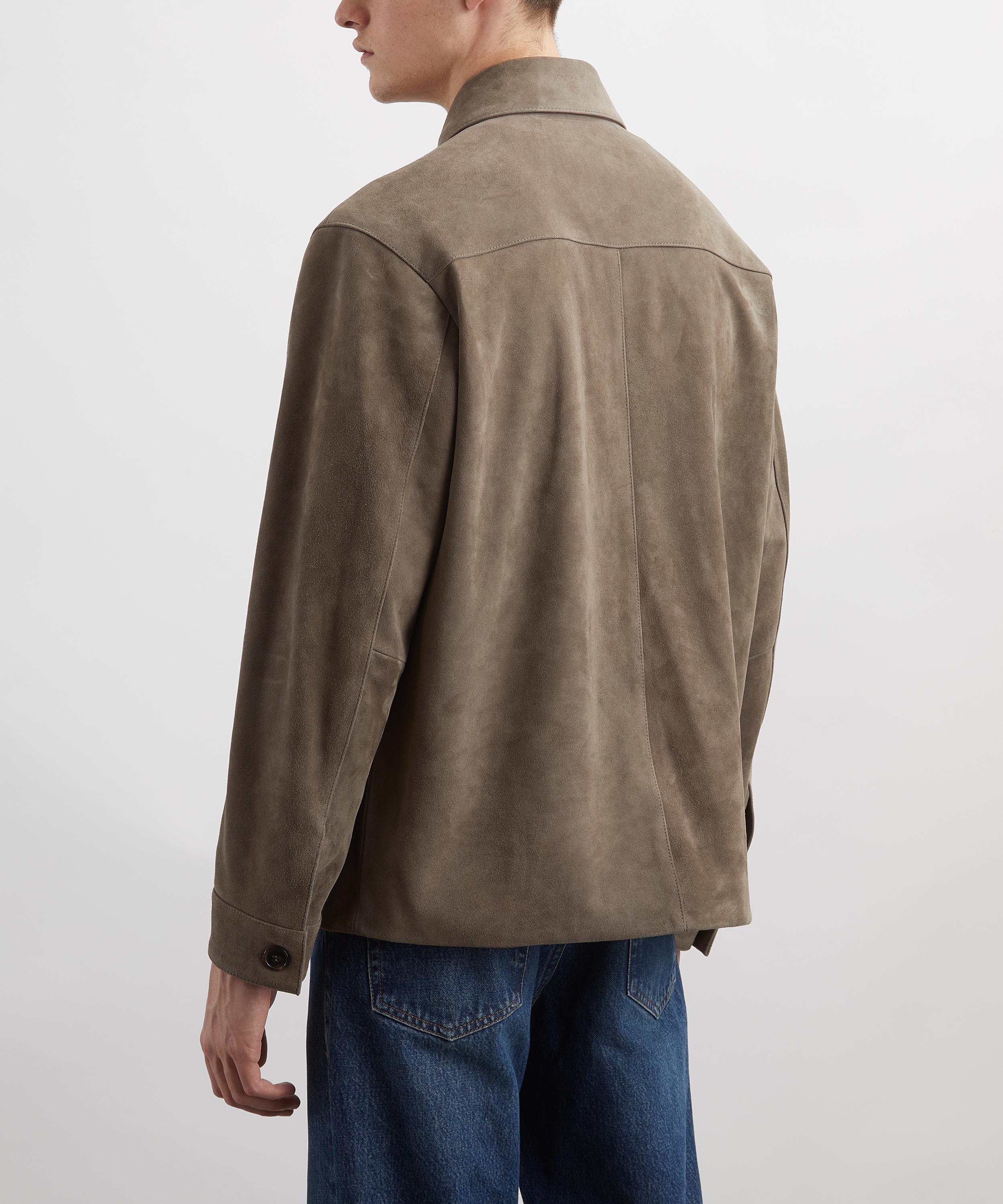 Frame - Light Taupe Suede Chore Coat image number 3