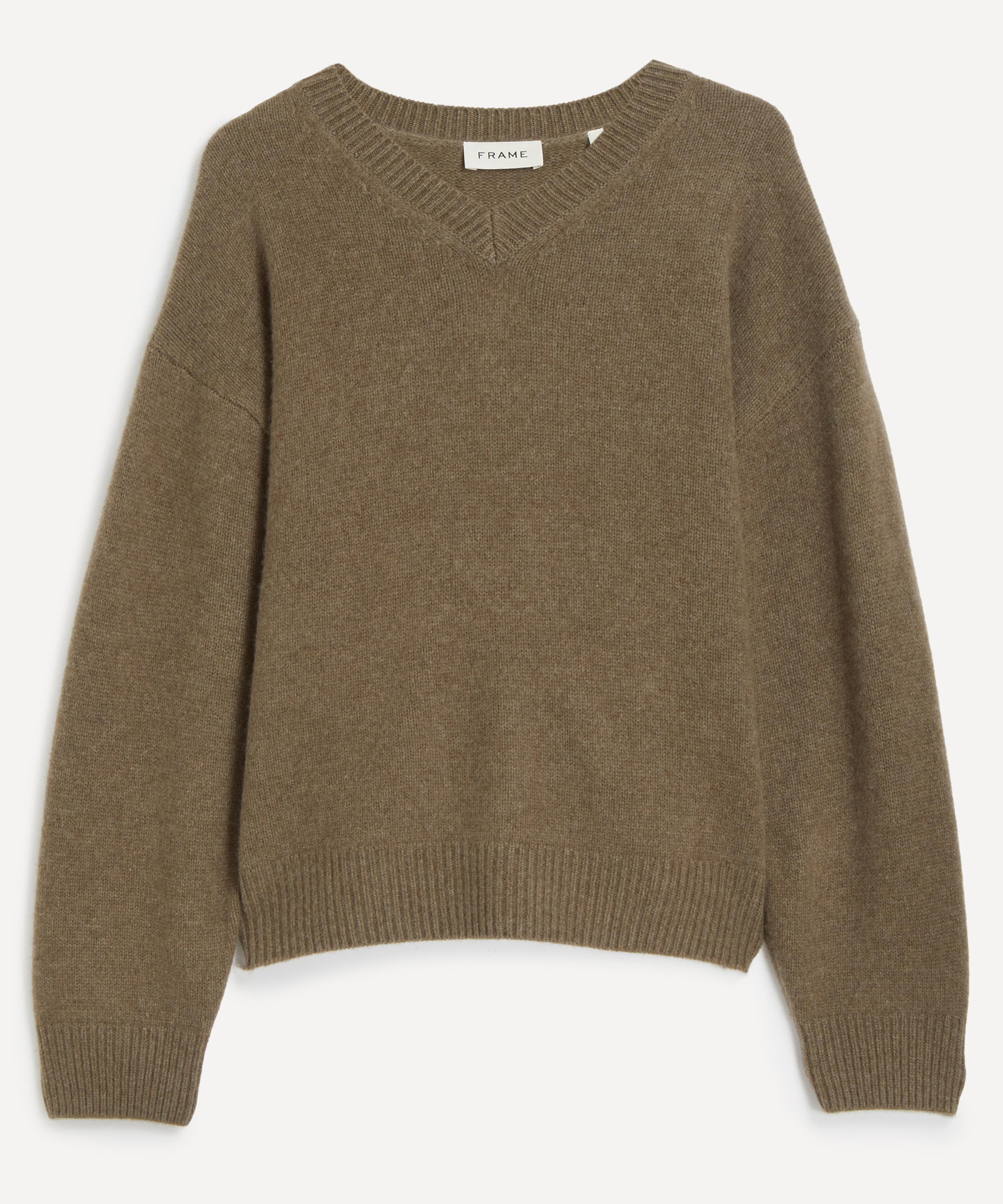 Frame - Brushed Cashmere V-neck Jumper
