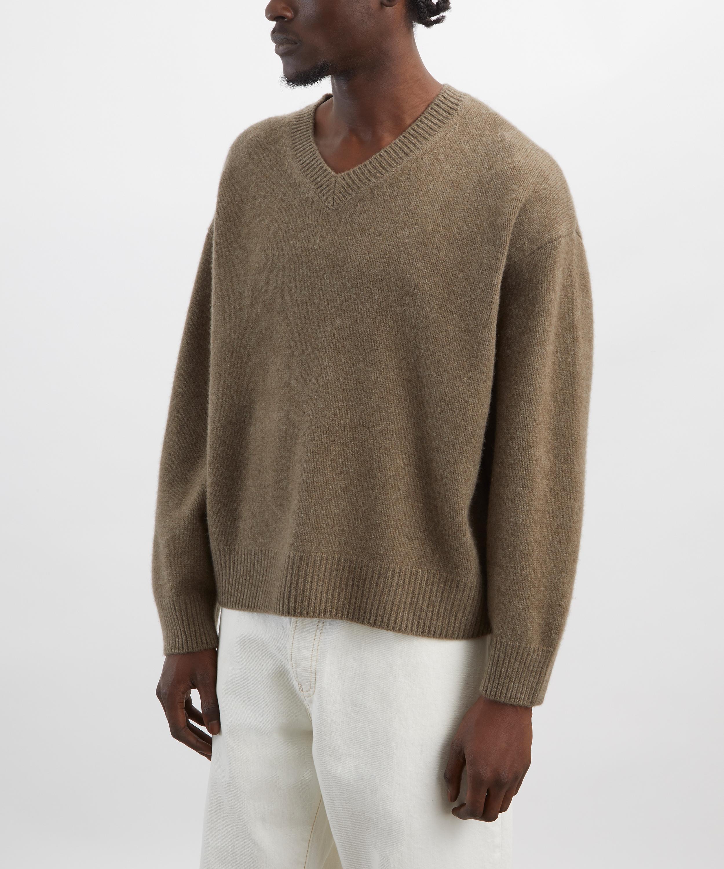 Frame - Brushed Cashmere V-neck Jumper image number 2