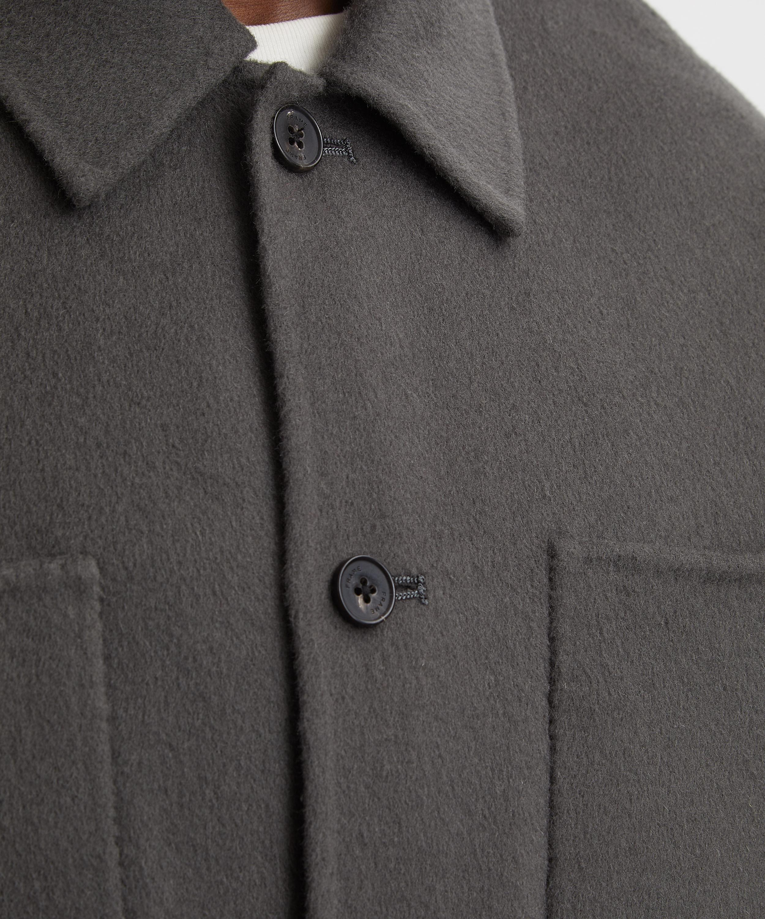 Frame - Double Face Wool Trucker Jacket image number 4