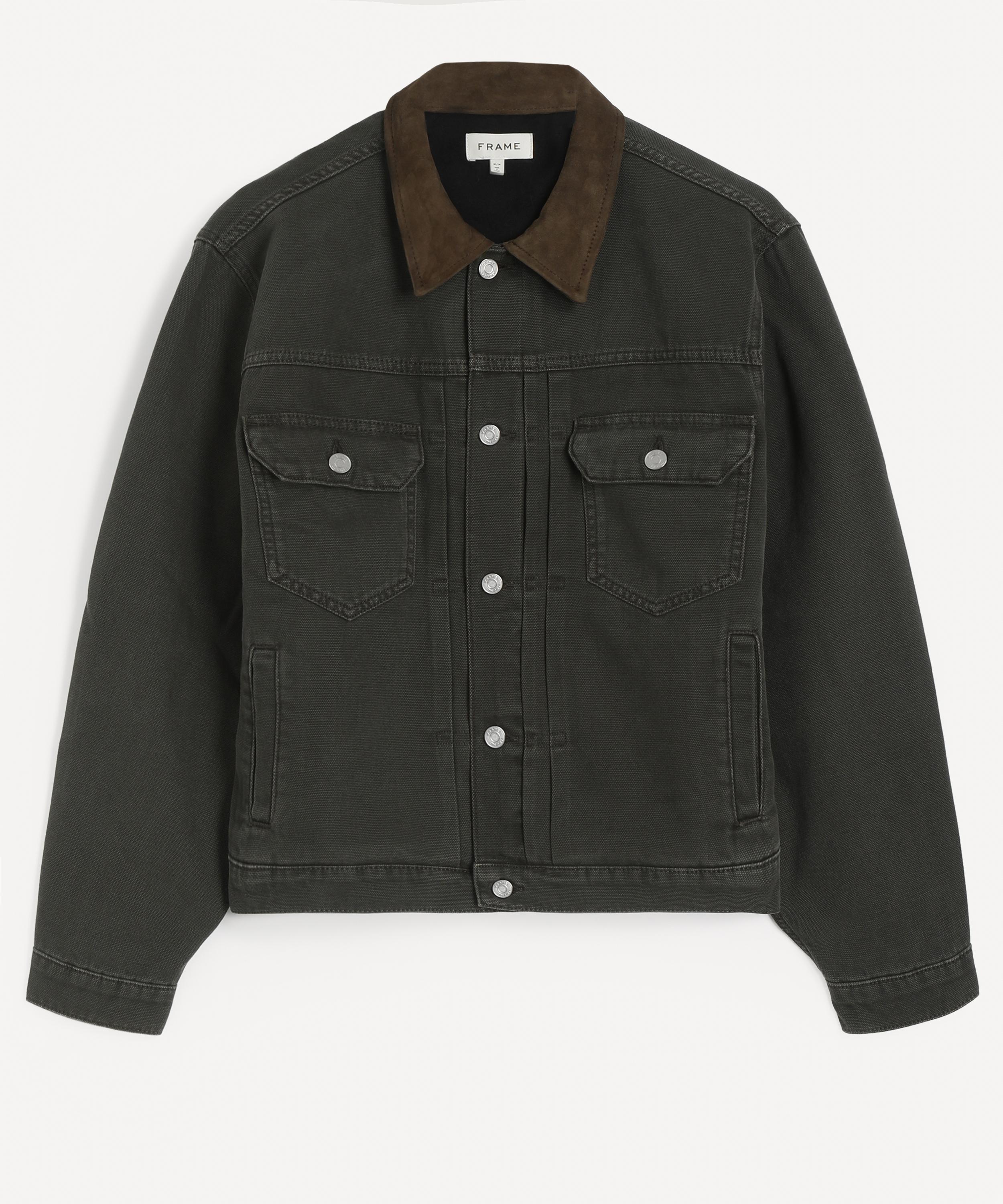 Frame - Suede Collar Trucker Jacket