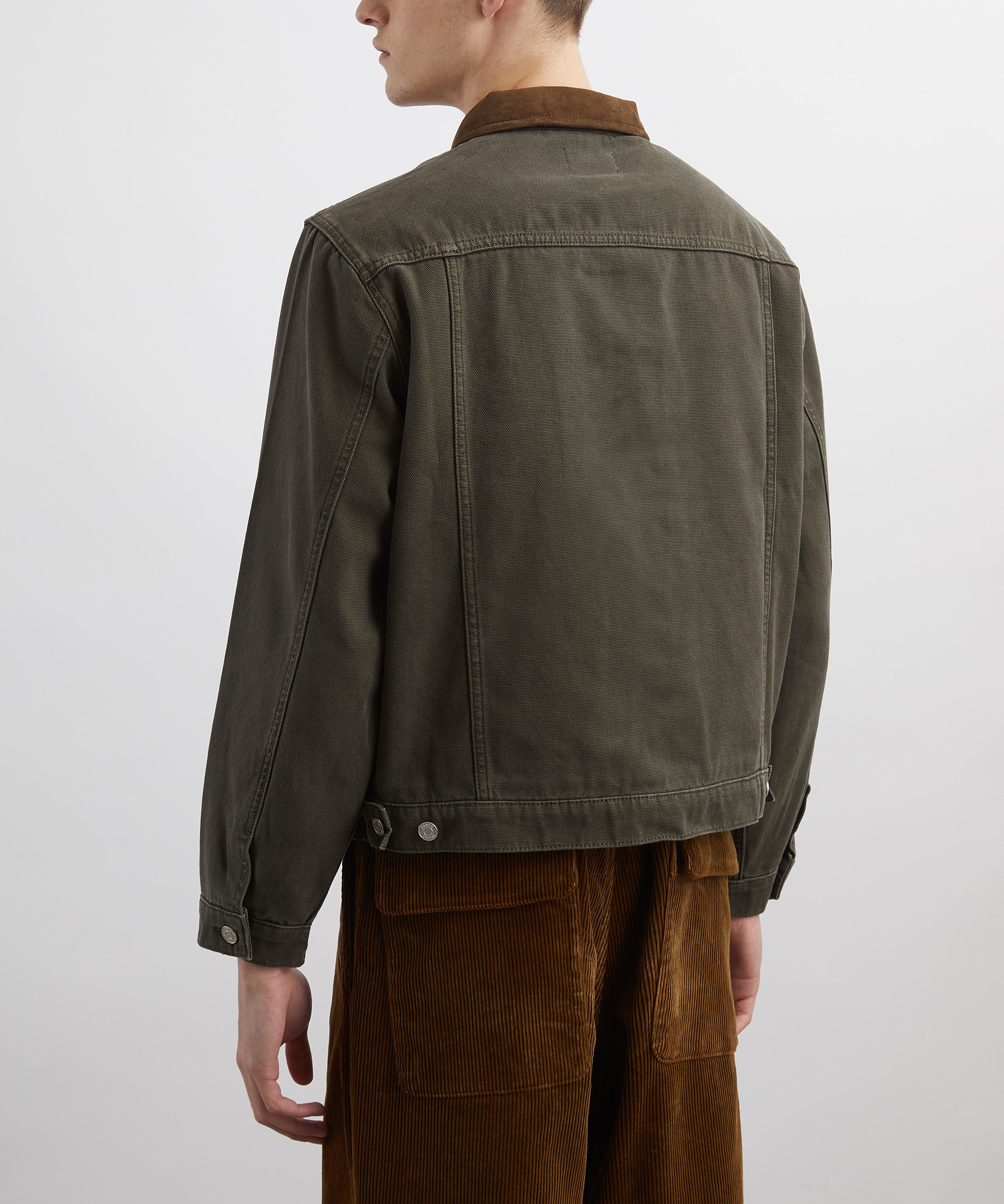 Frame - Suede Collar Trucker Jacket image number 3