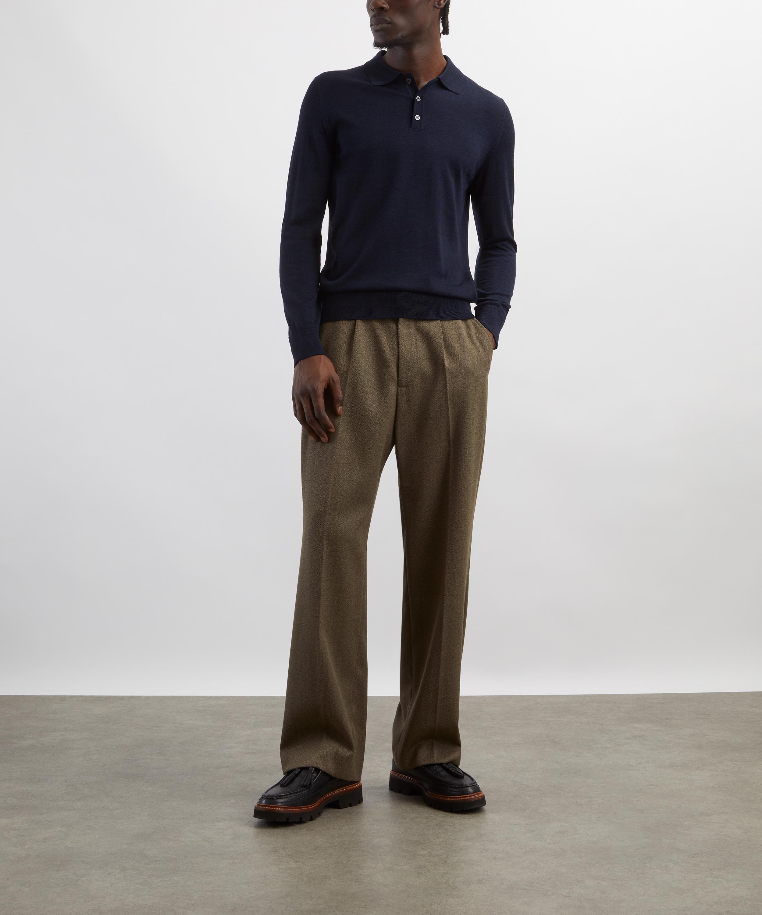 Barena - Navy Ato Merino Wool Jumper image number 1