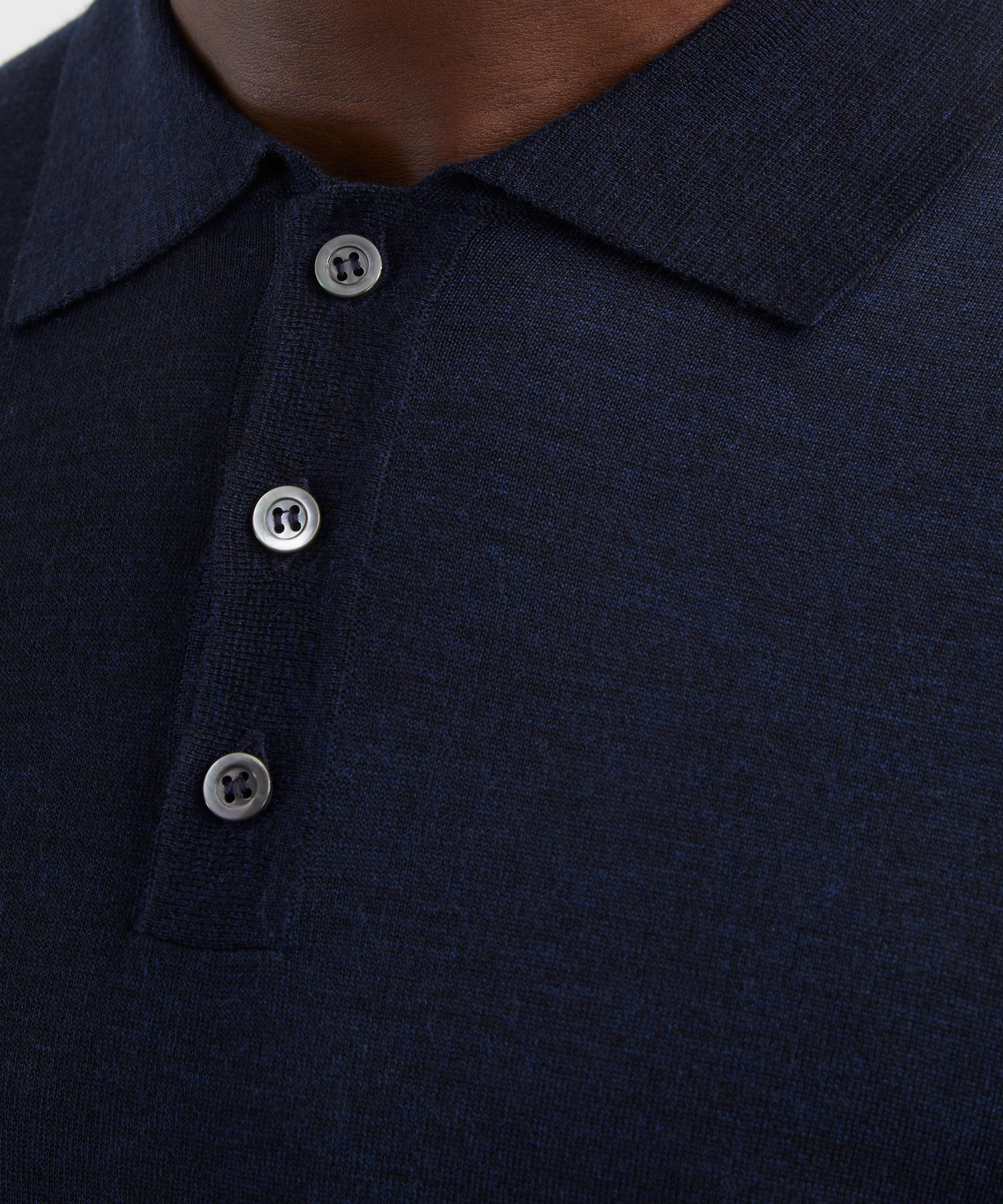 Barena - Navy Ato Merino Wool Jumper image number 4