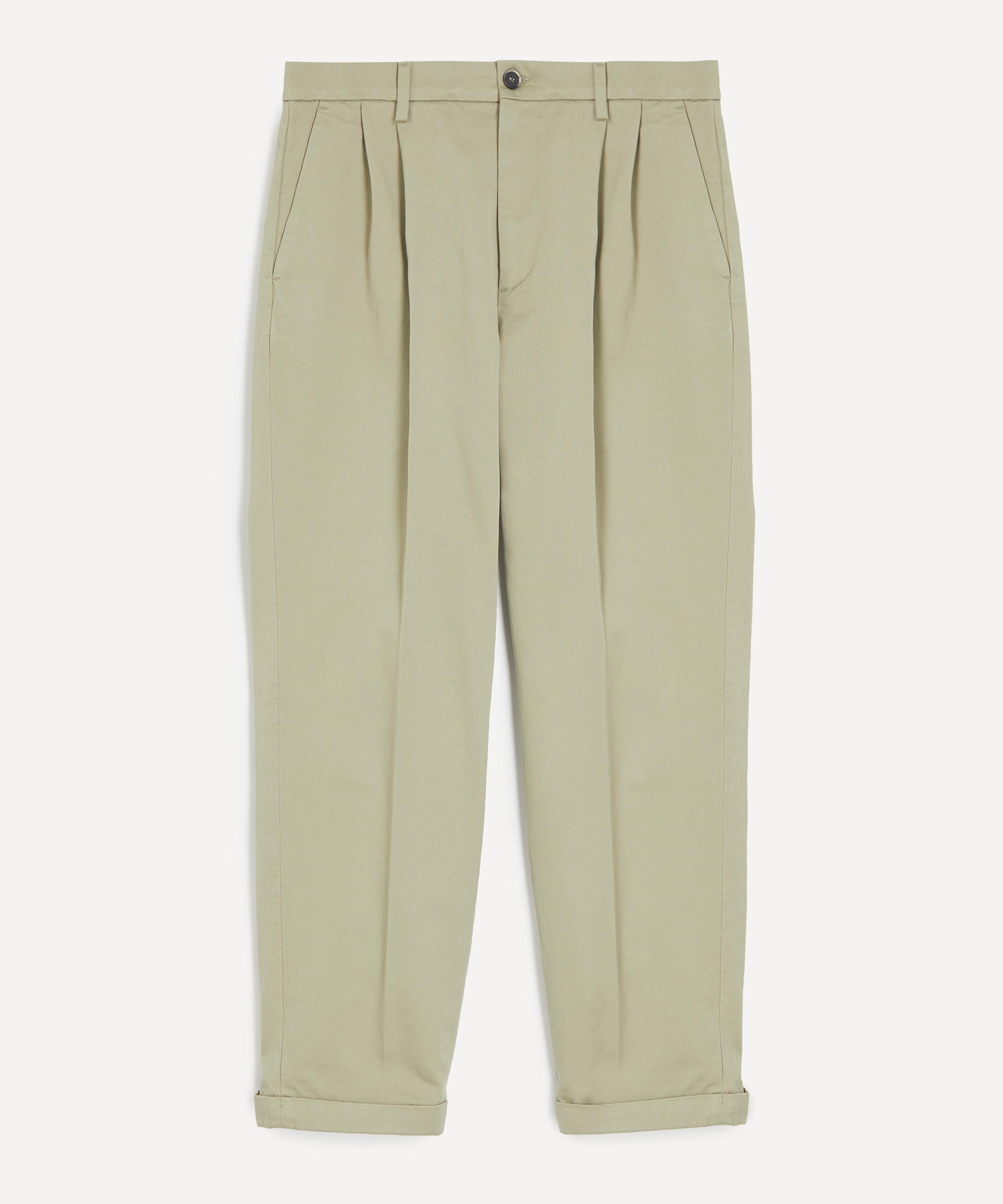 Barena - Sage Drapier Double-Pleated Cotton Trousers