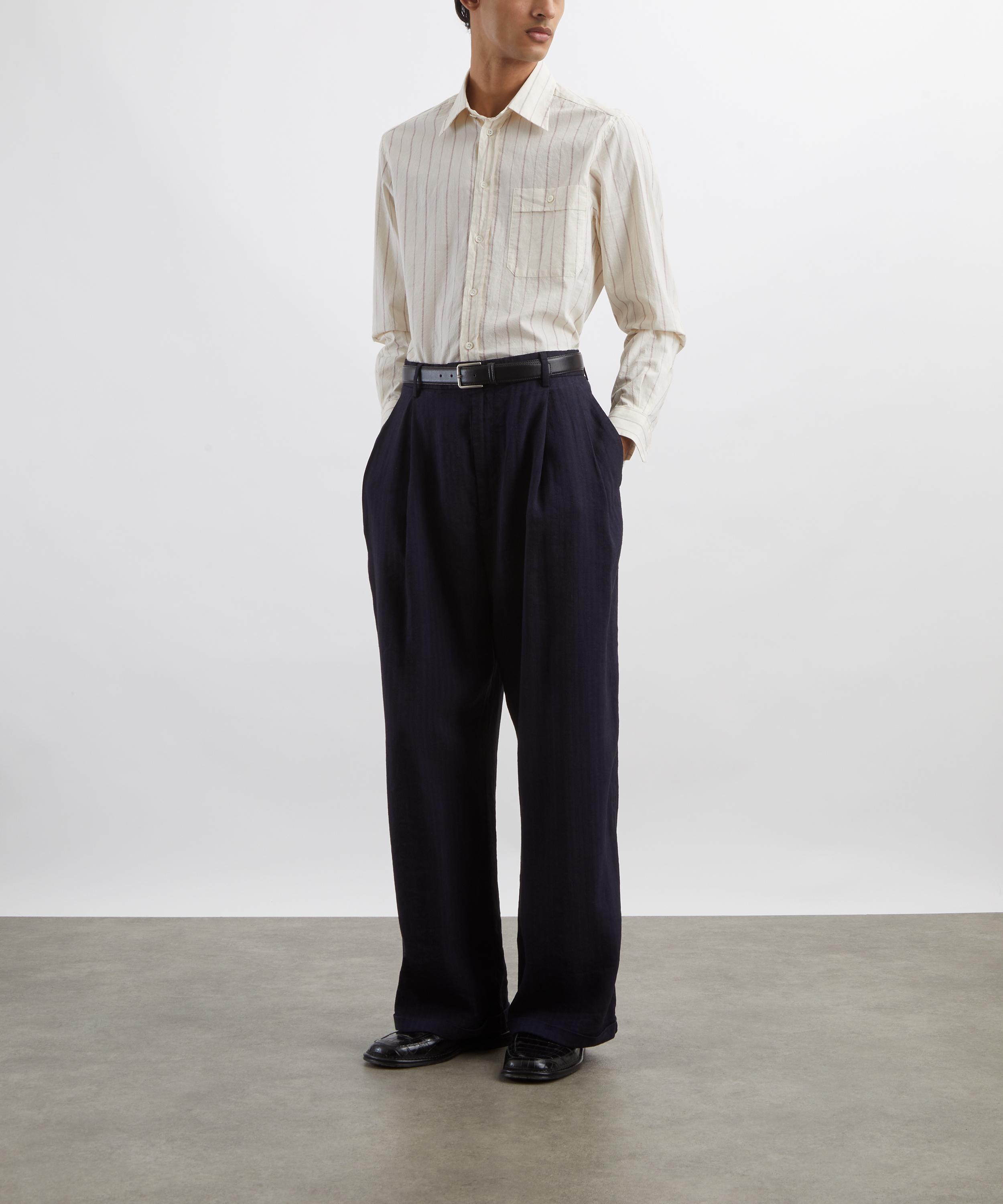 Barena - Faziola Mora Boxy Striped Shirt image number 1