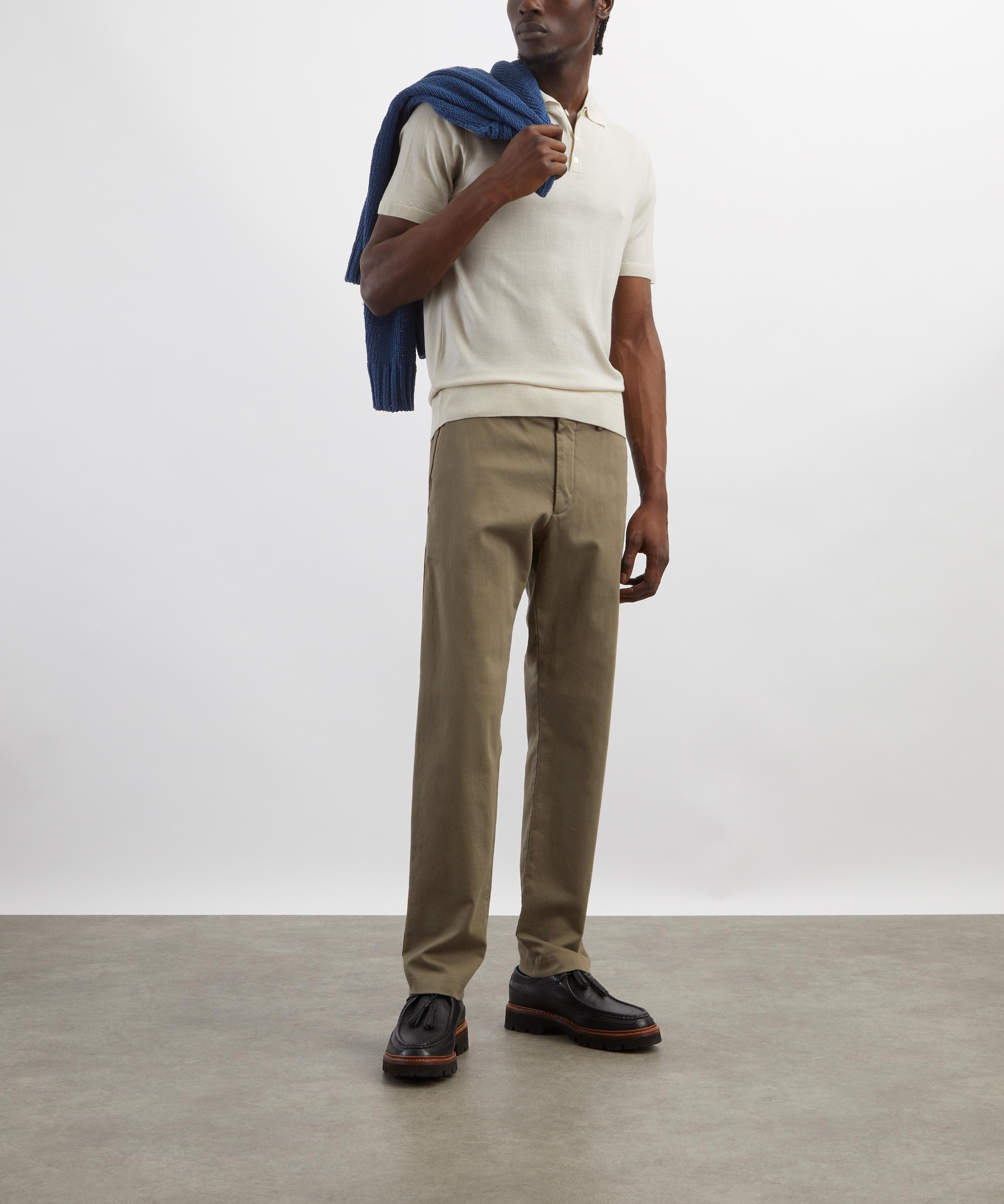 Barena - Marco Merino Wool Short-Sleeve Polo&nbsp; image number 1