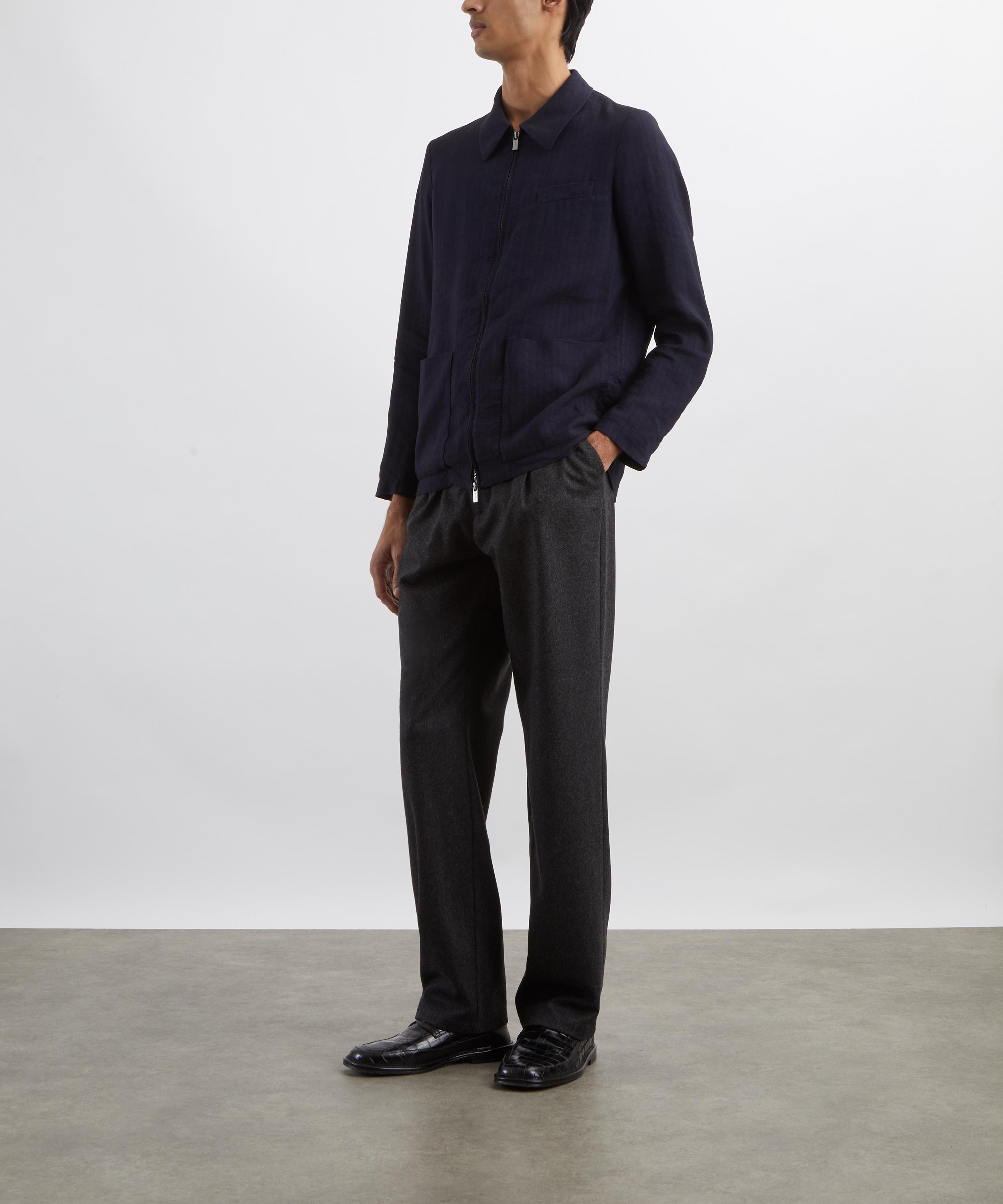 Barena - Navy Serada Overshirt image number 1