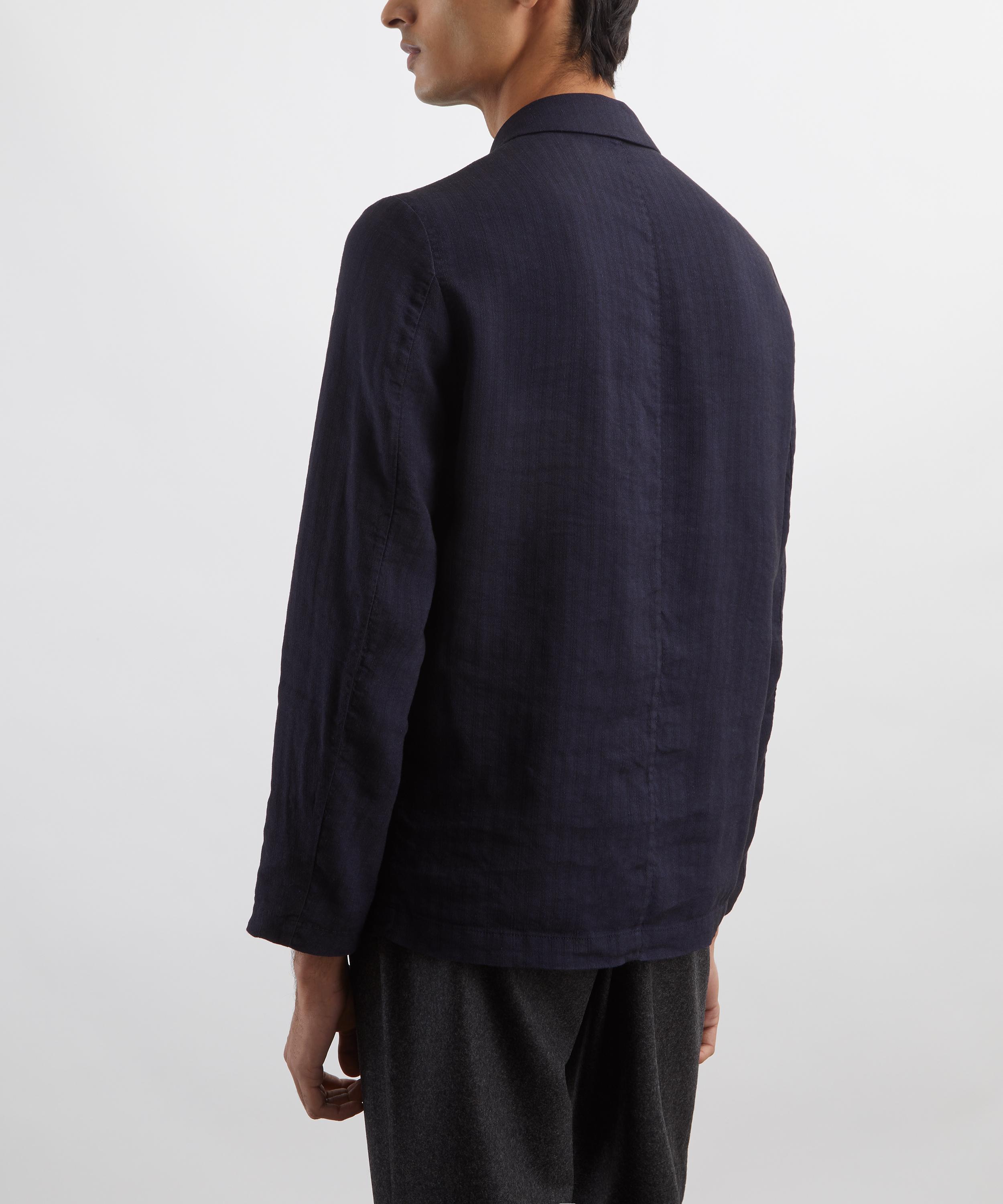 Barena - Navy Serada Overshirt image number 3
