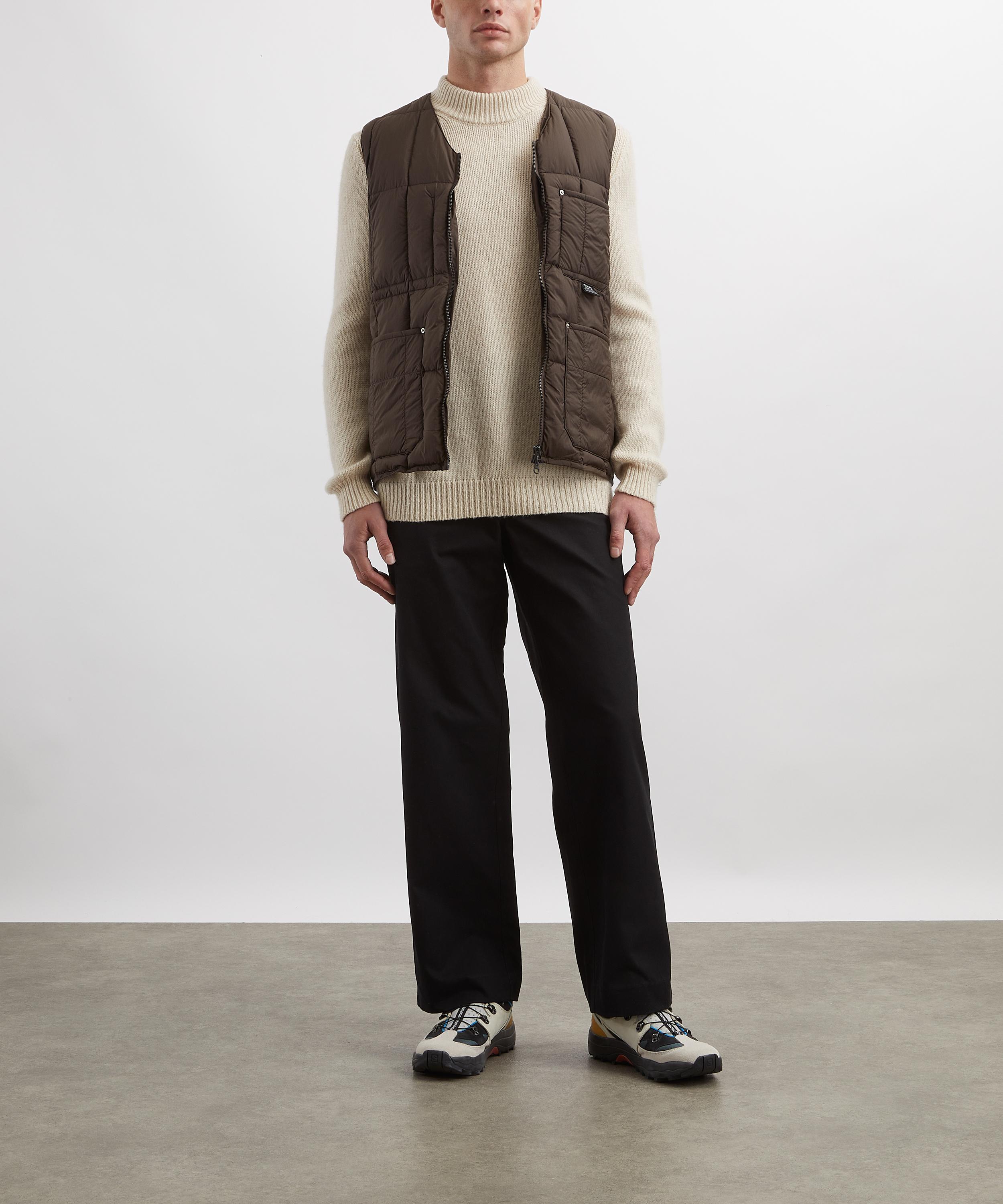 TAION - Work V-Neck Down Vest image number 1