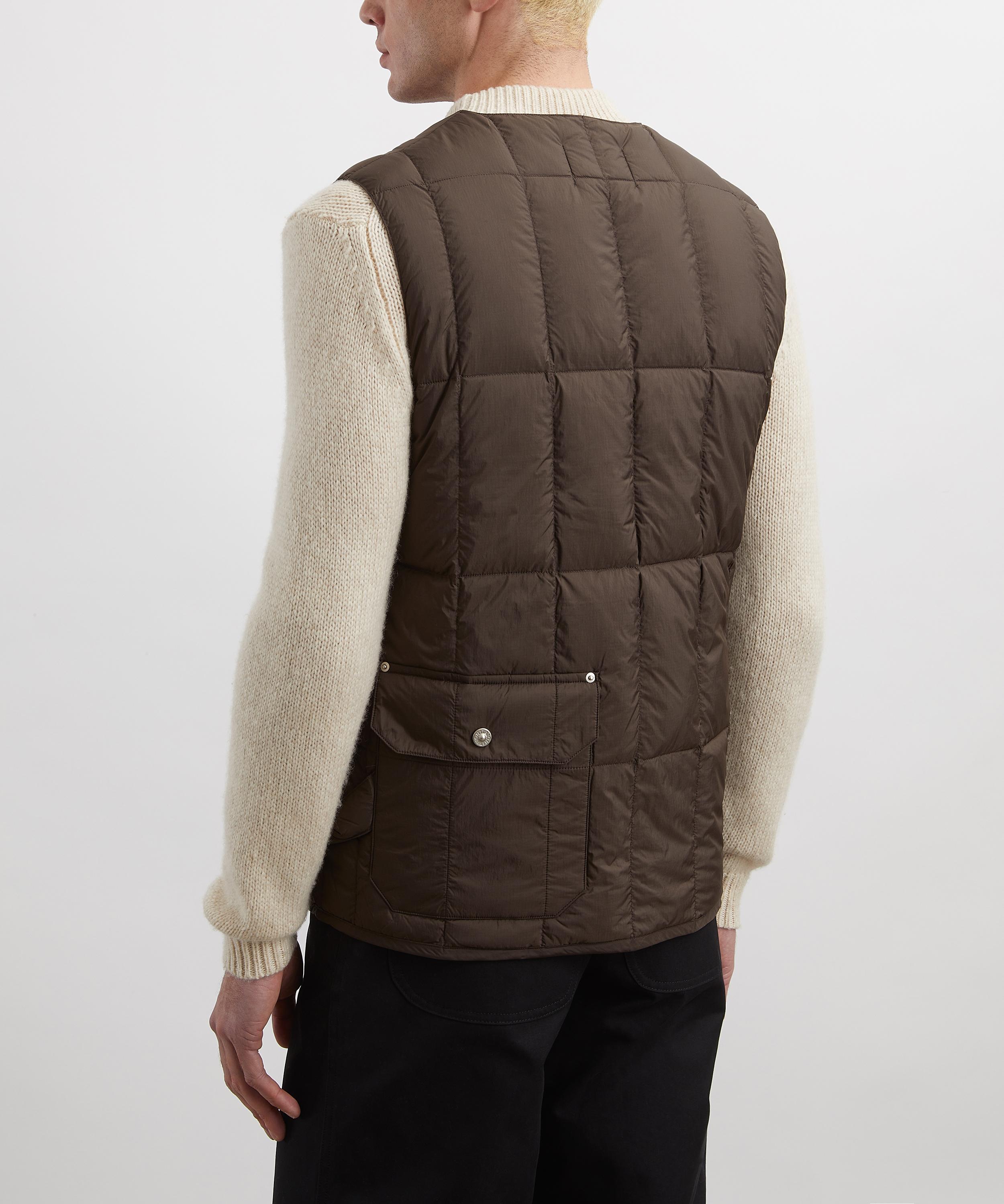 TAION - Work V-Neck Down Vest image number 3