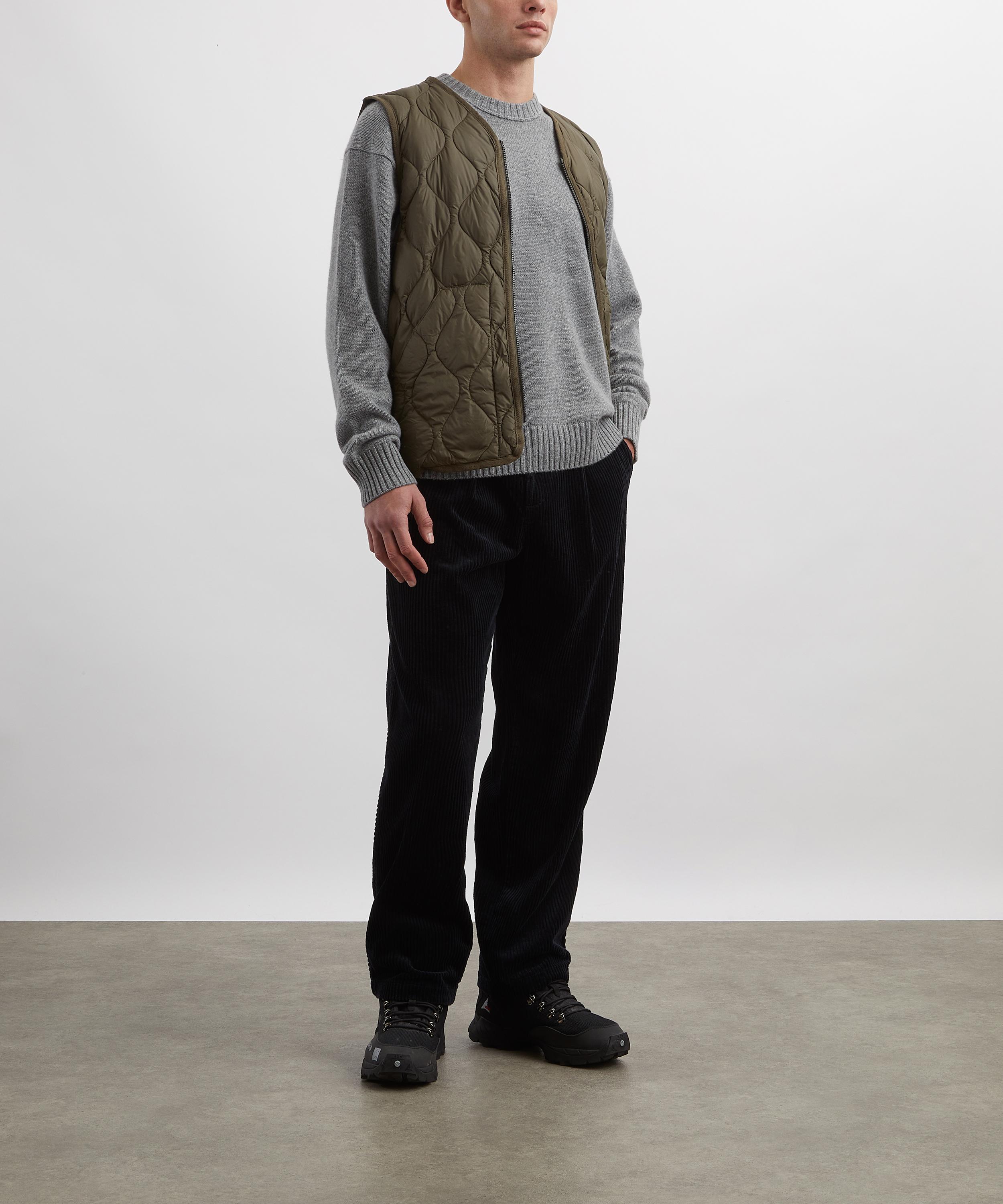 TAION - Military V-Neck W-Zip Down Vest image number 1