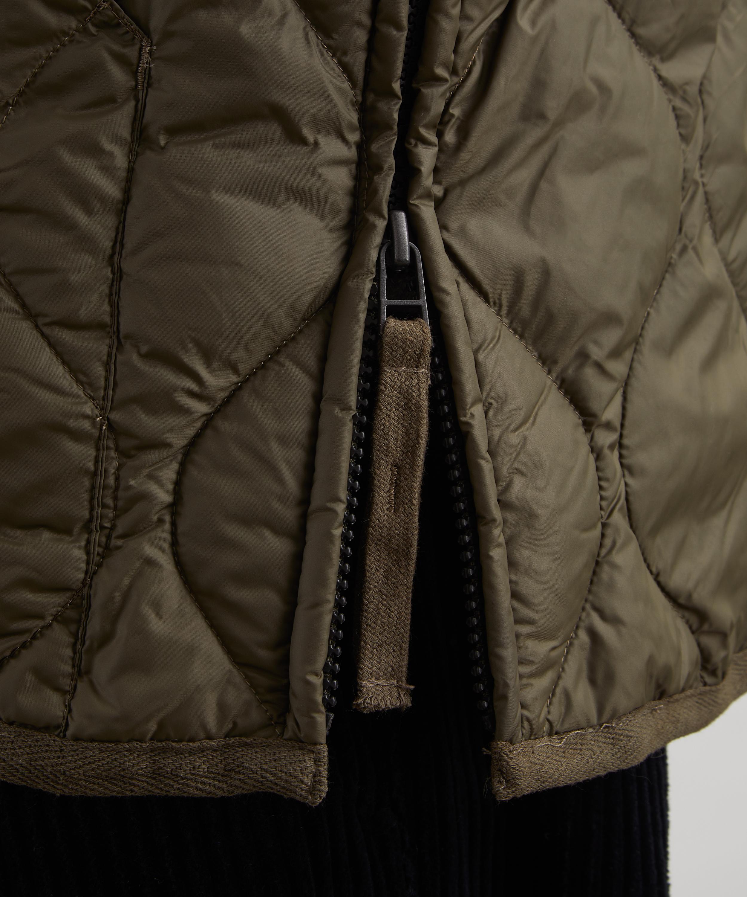 TAION - Military V-Neck W-Zip Down Vest image number 4