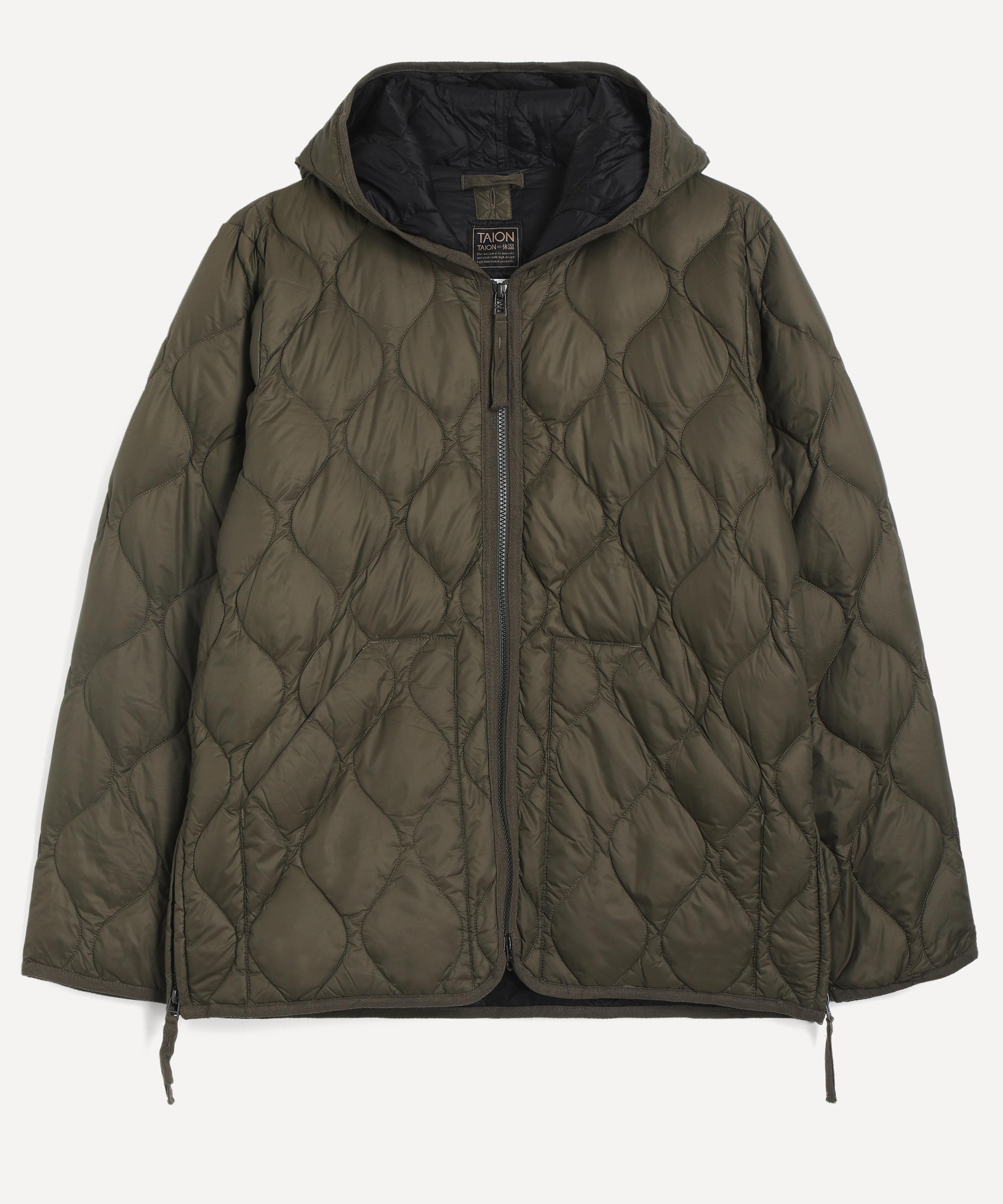 TAION - Military Hooded Zip Down Jacket