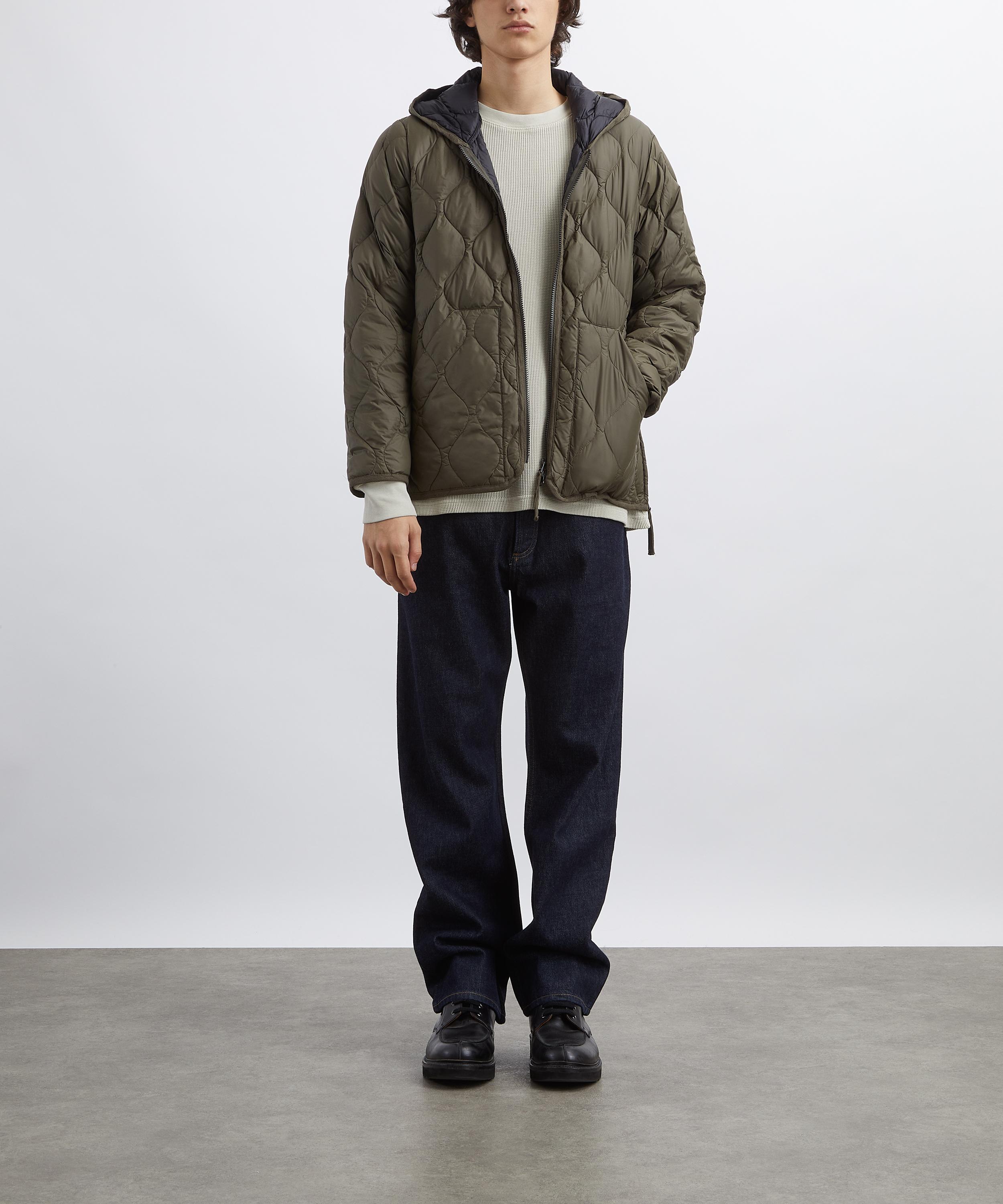 TAION - Military Hooded Zip Down Jacket image number 1