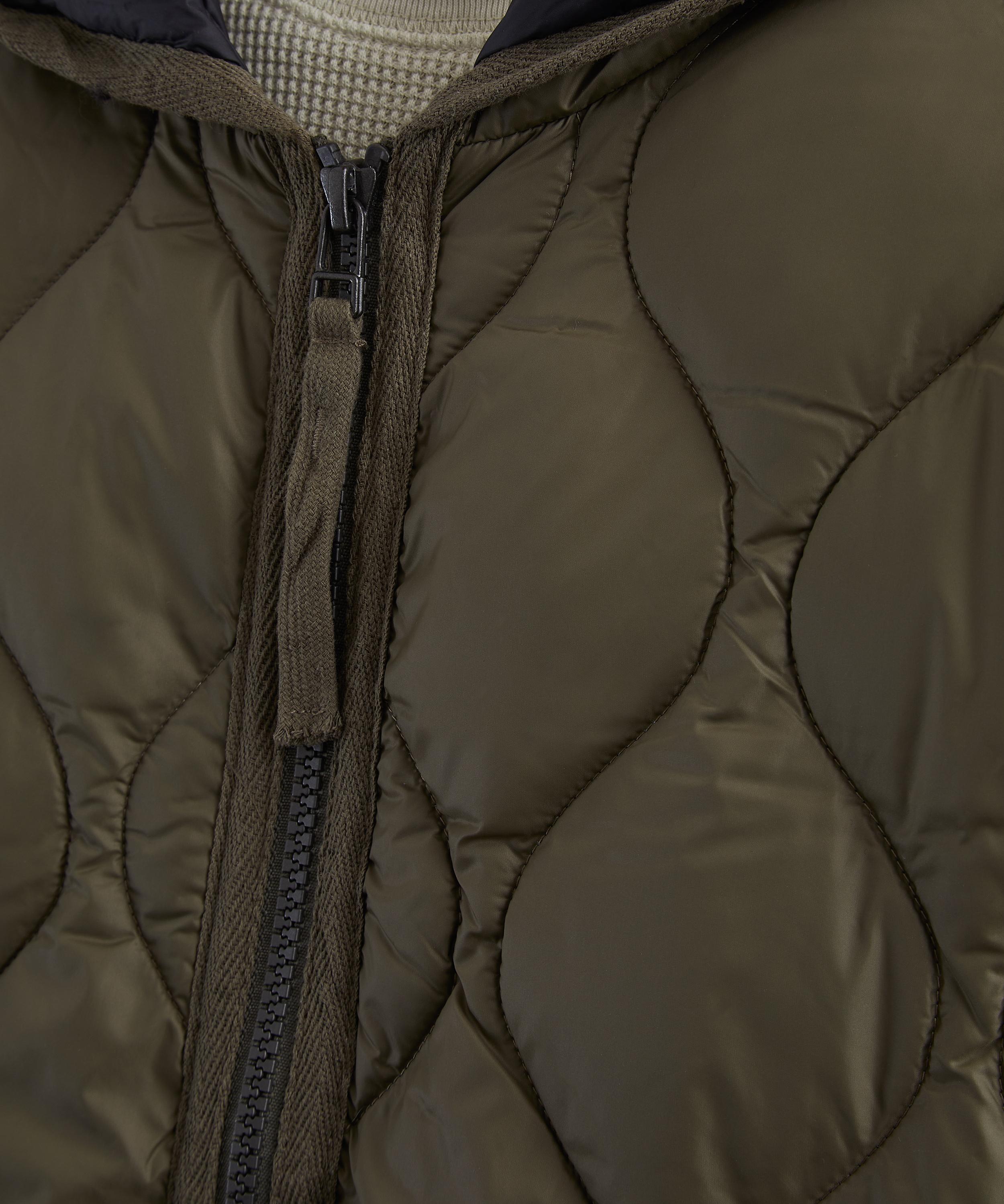 TAION - Military Hooded Zip Down Jacket image number 4