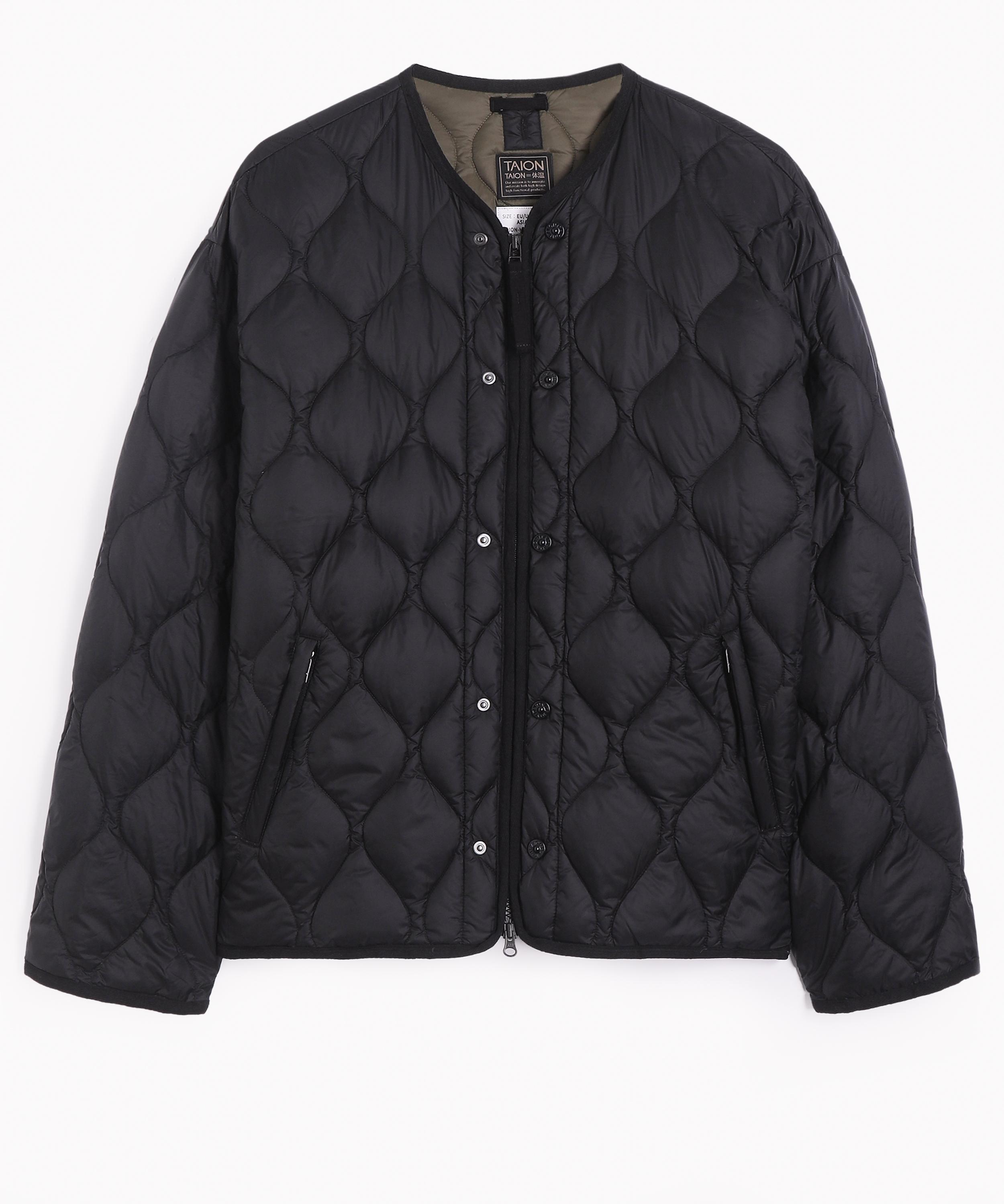 TAION - Military M65 Liner W-Zip Short Down Jacket