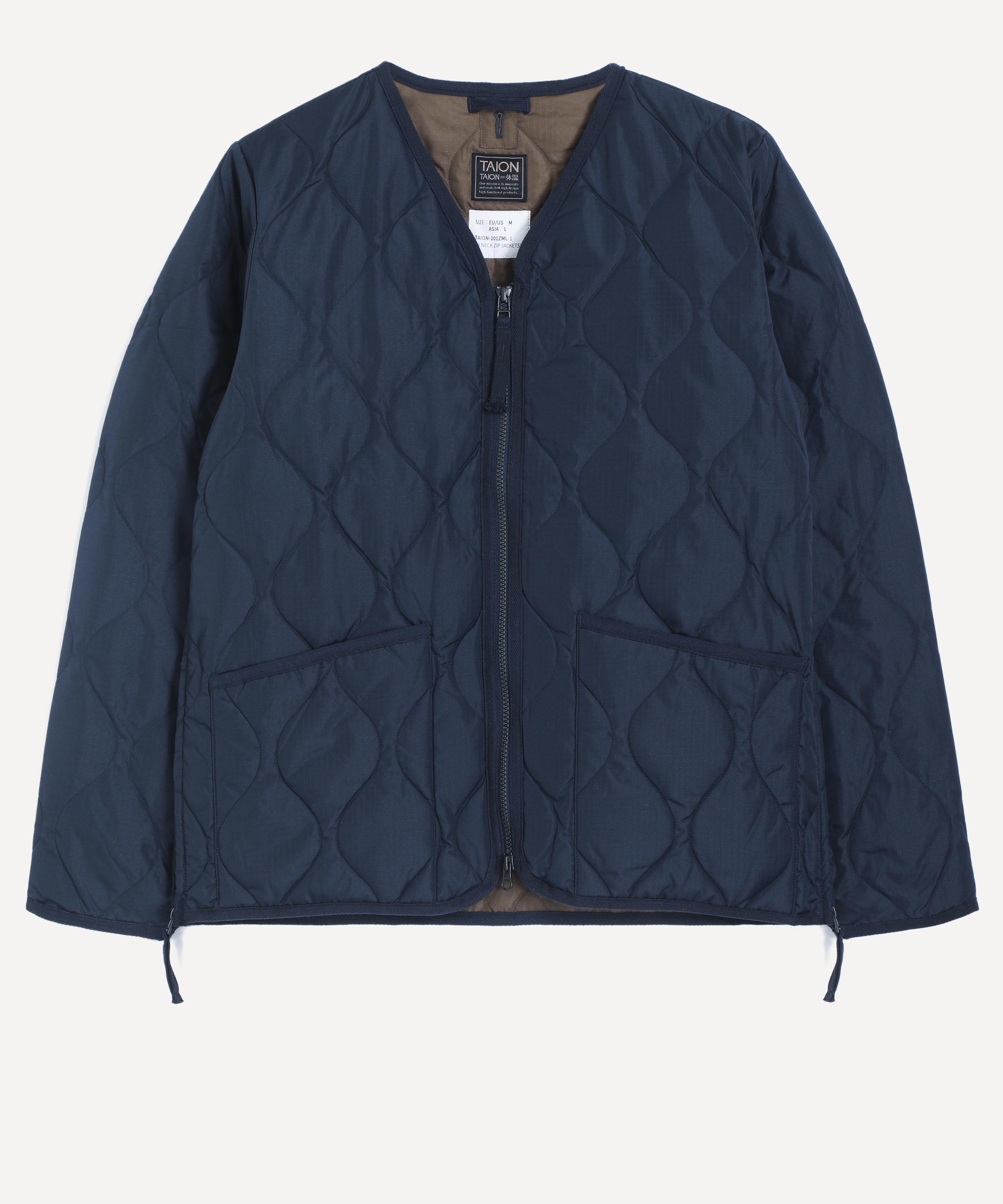 TAION - Military V-Neck Down Jacket