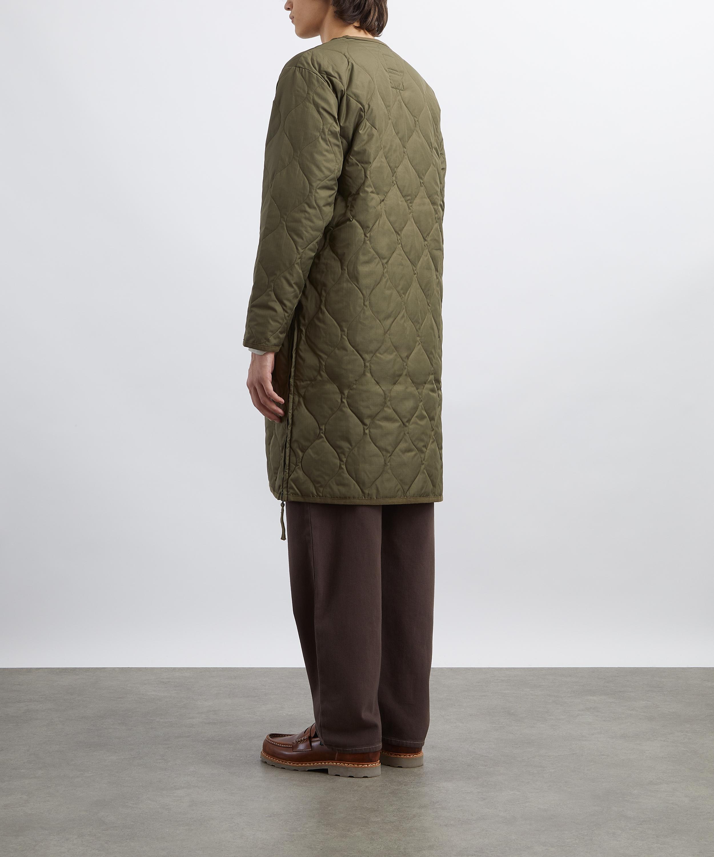 TAION - Military Long V-Neck Down Jacket image number 3