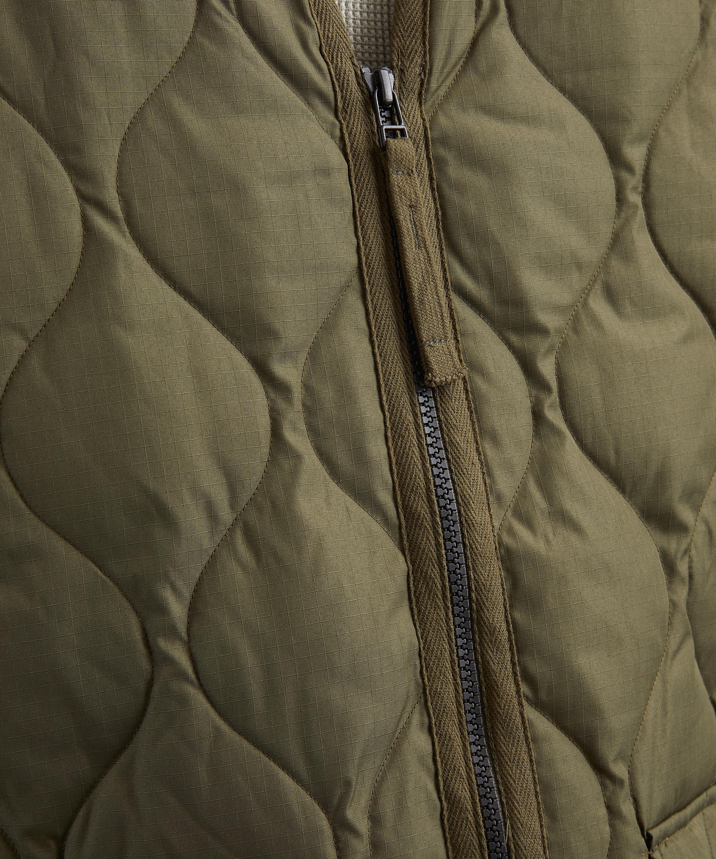 TAION - Military Long V-Neck Down Jacket image number 4
