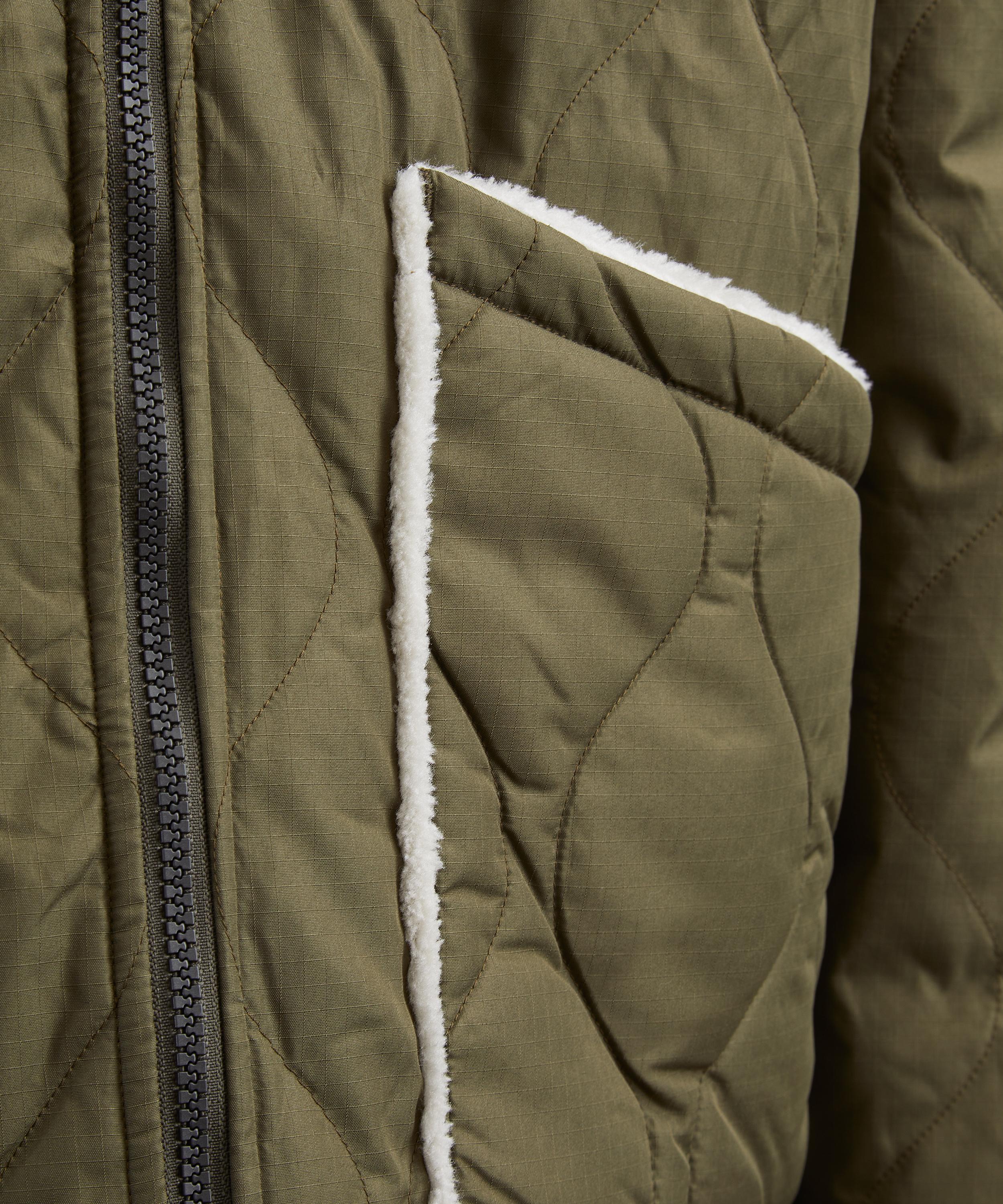 TAION - Military Reversible Down Boa Hi-Neck Jacket image number 4
