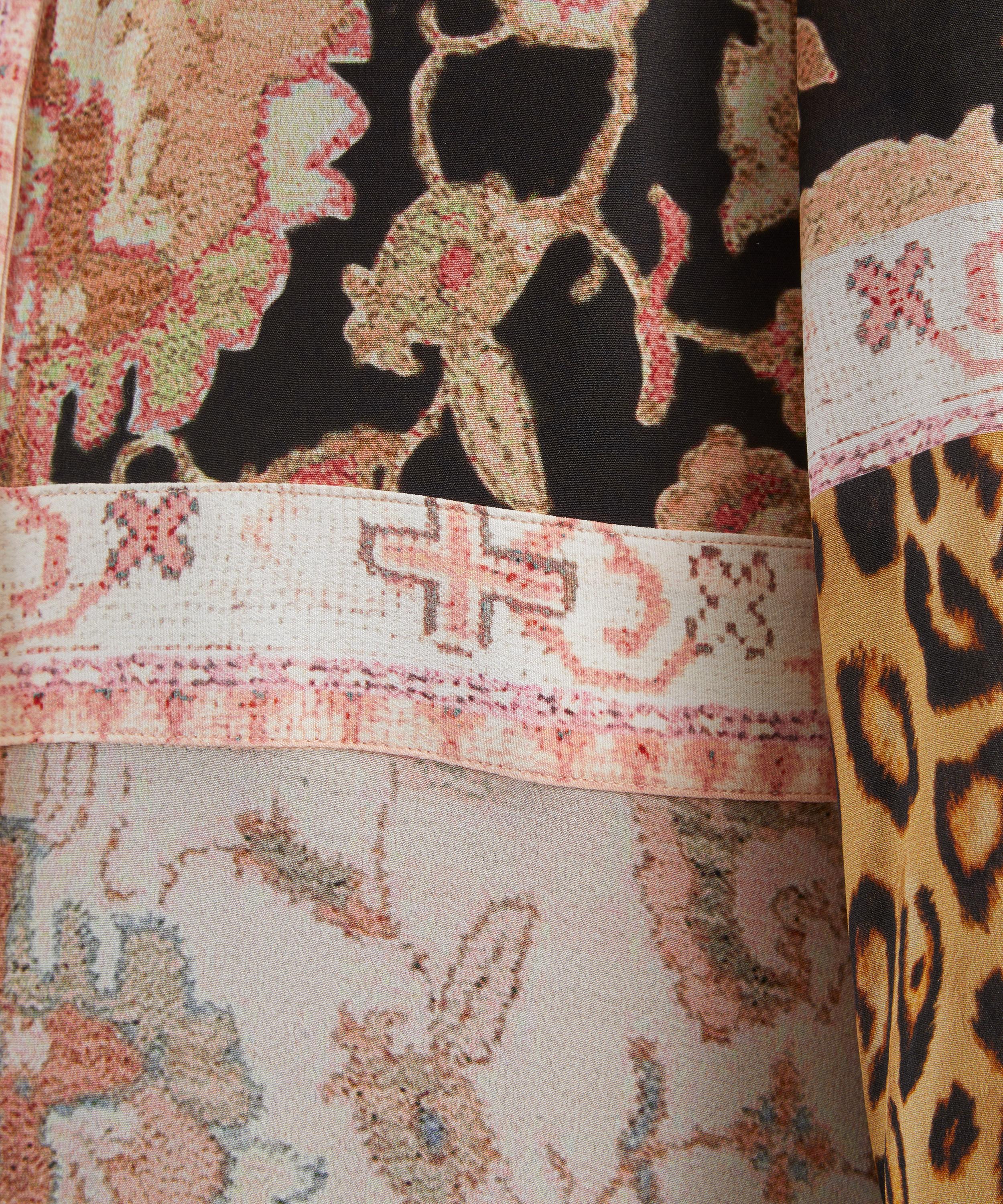 Hayley Menzies - Black Desert Loom Silk Shirt Dress image number 4