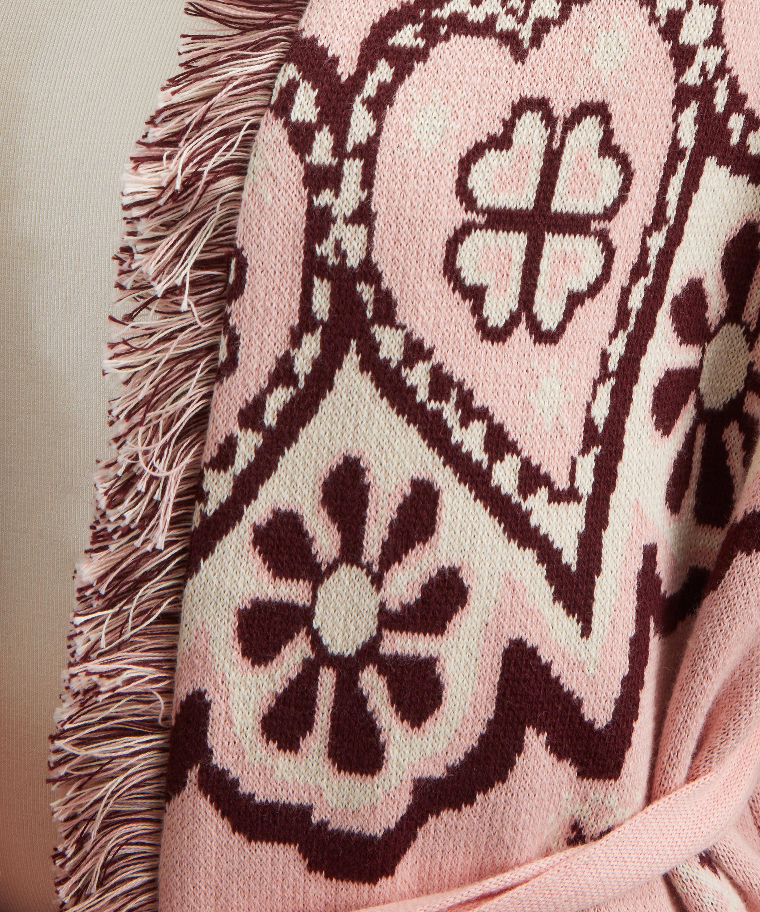 Hayley Menzies - Pink Dalton Jacquard Cardigan image number 4