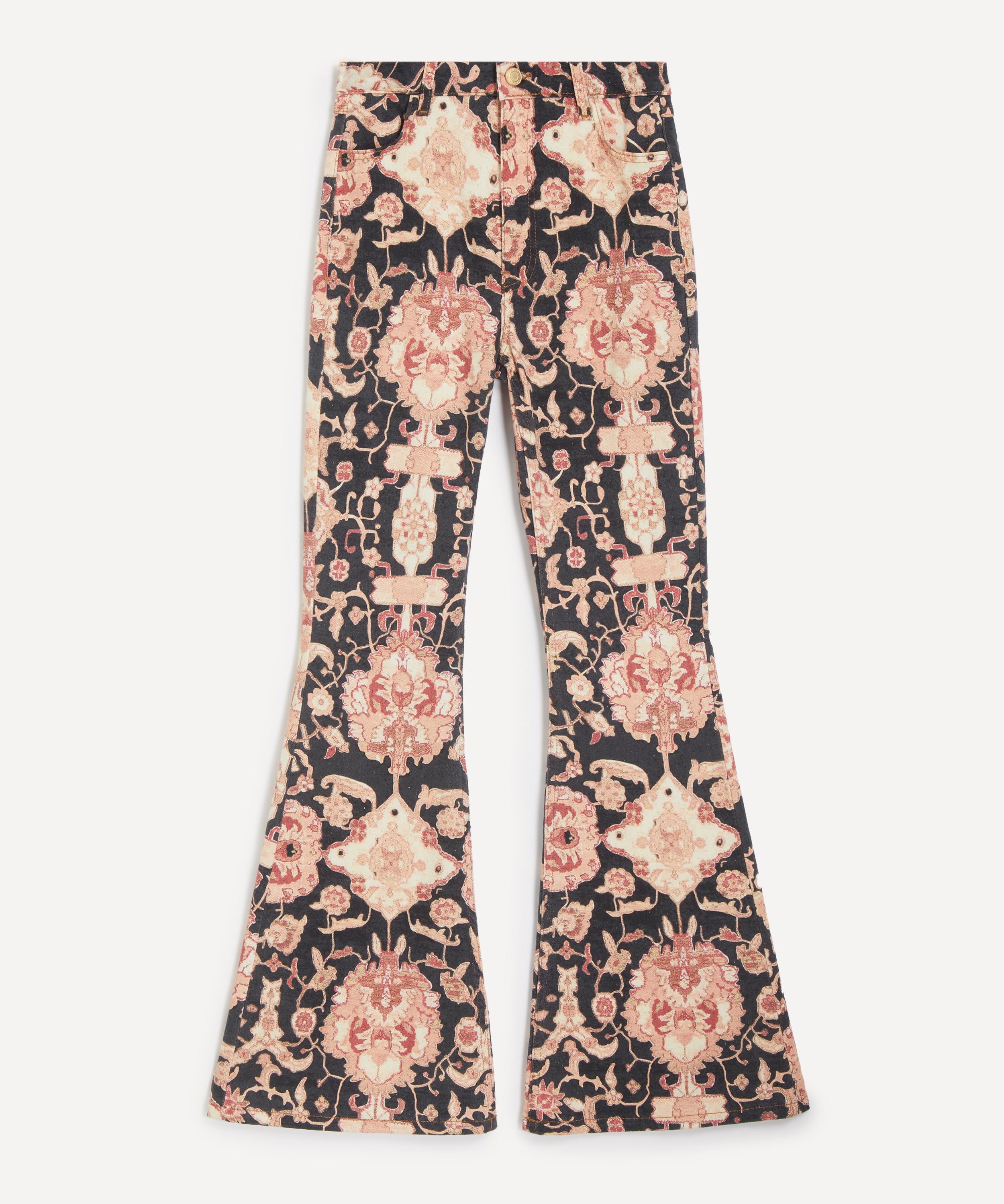Hayley Menzies - Black Desert Loom Flare Jeans