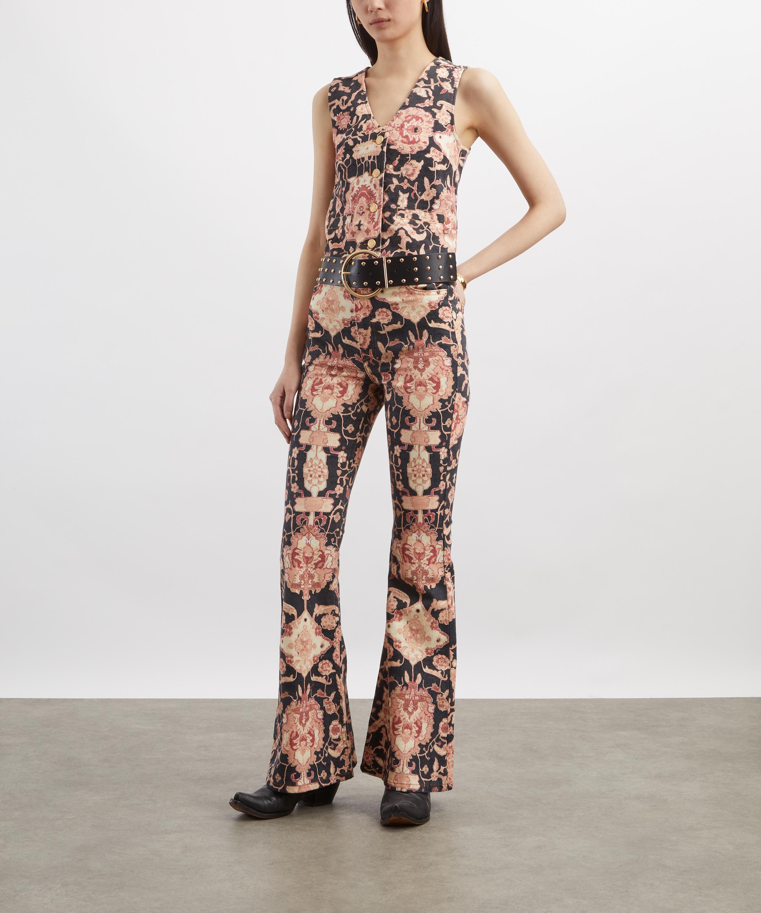 Hayley Menzies - Black Desert Loom Flare Jeans image number 1