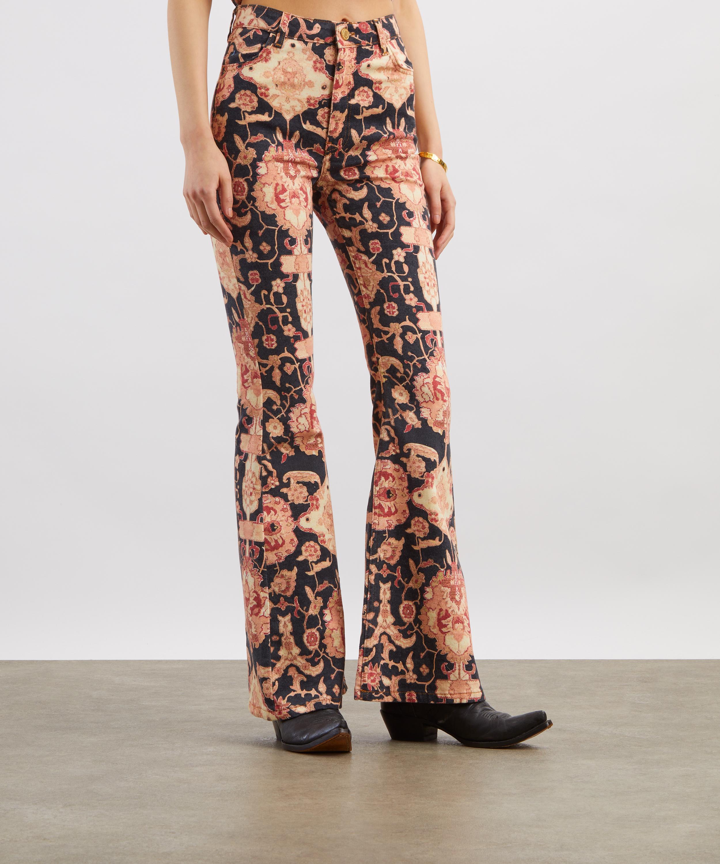 Hayley Menzies - Black Desert Loom Flare Jeans image number 2