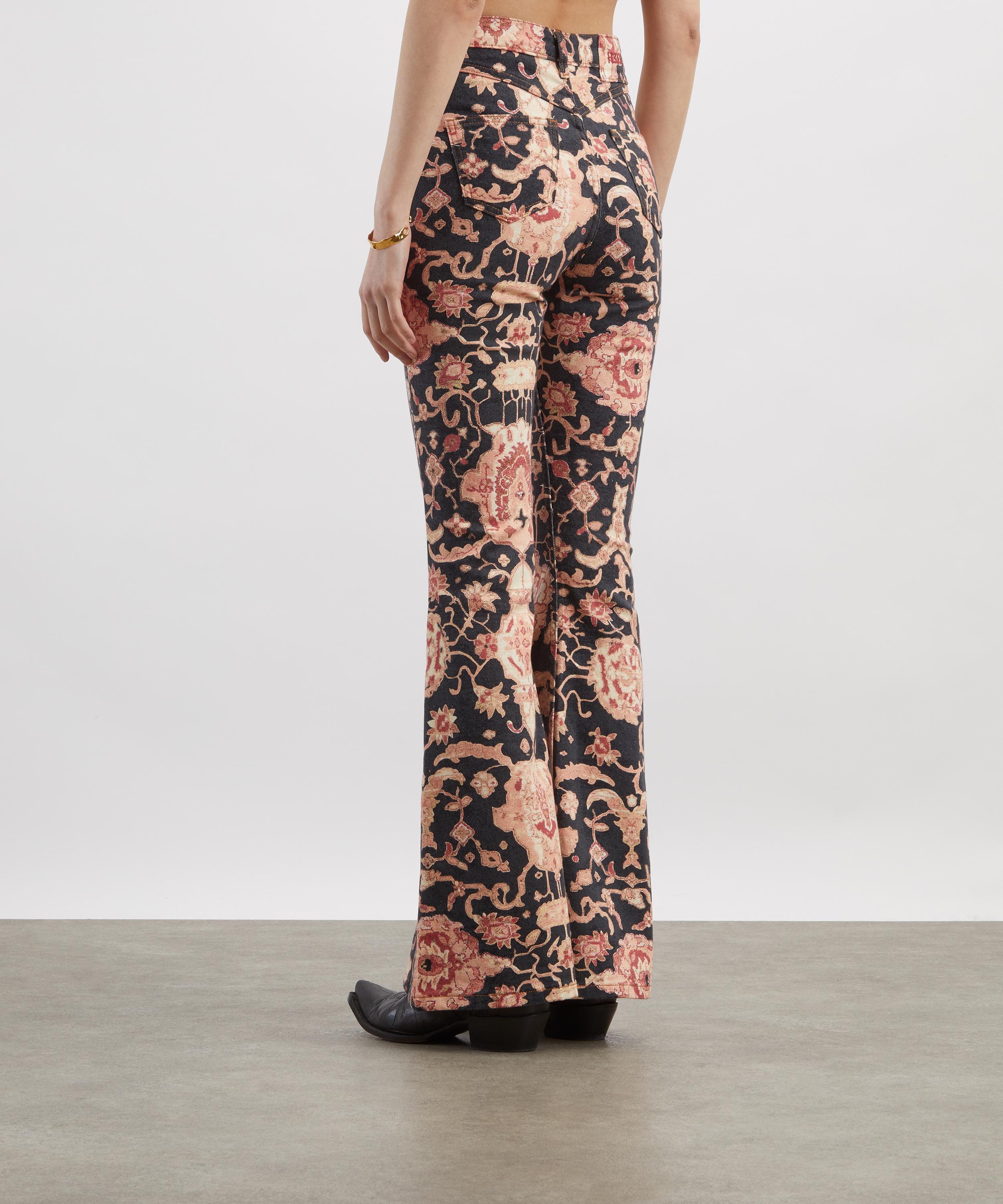 Hayley Menzies - Black Desert Loom Flare Jeans image number 3