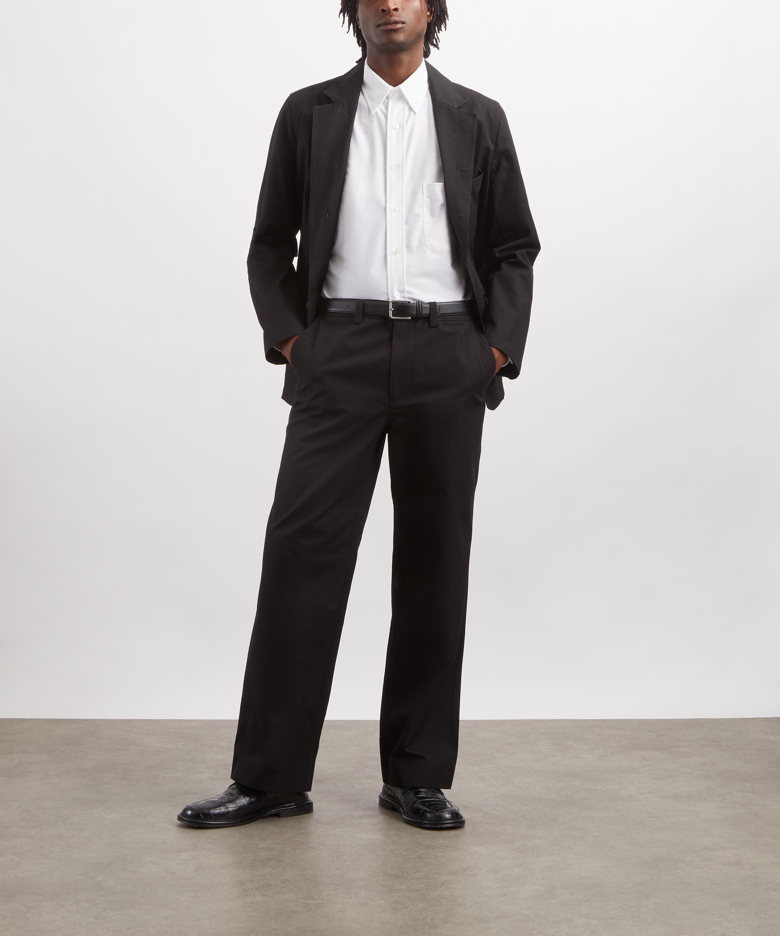 Aaron Levine - Oxford Relaxed Button-Down Shirt in Sky Blue image number 1