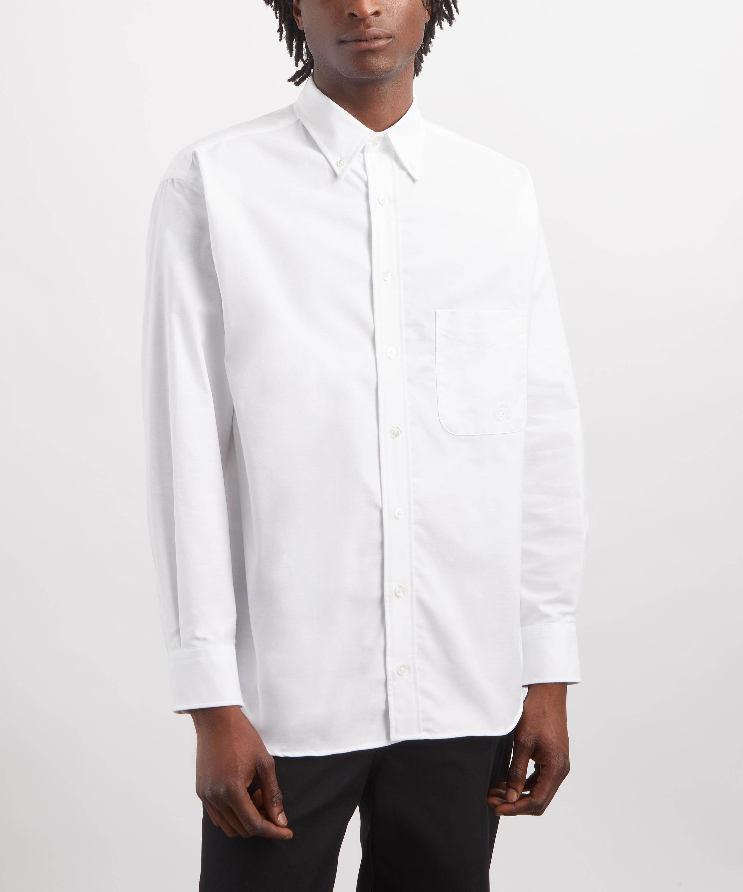 Aaron Levine - Oxford Relaxed Button-Down Shirt in Sky Blue image number 2