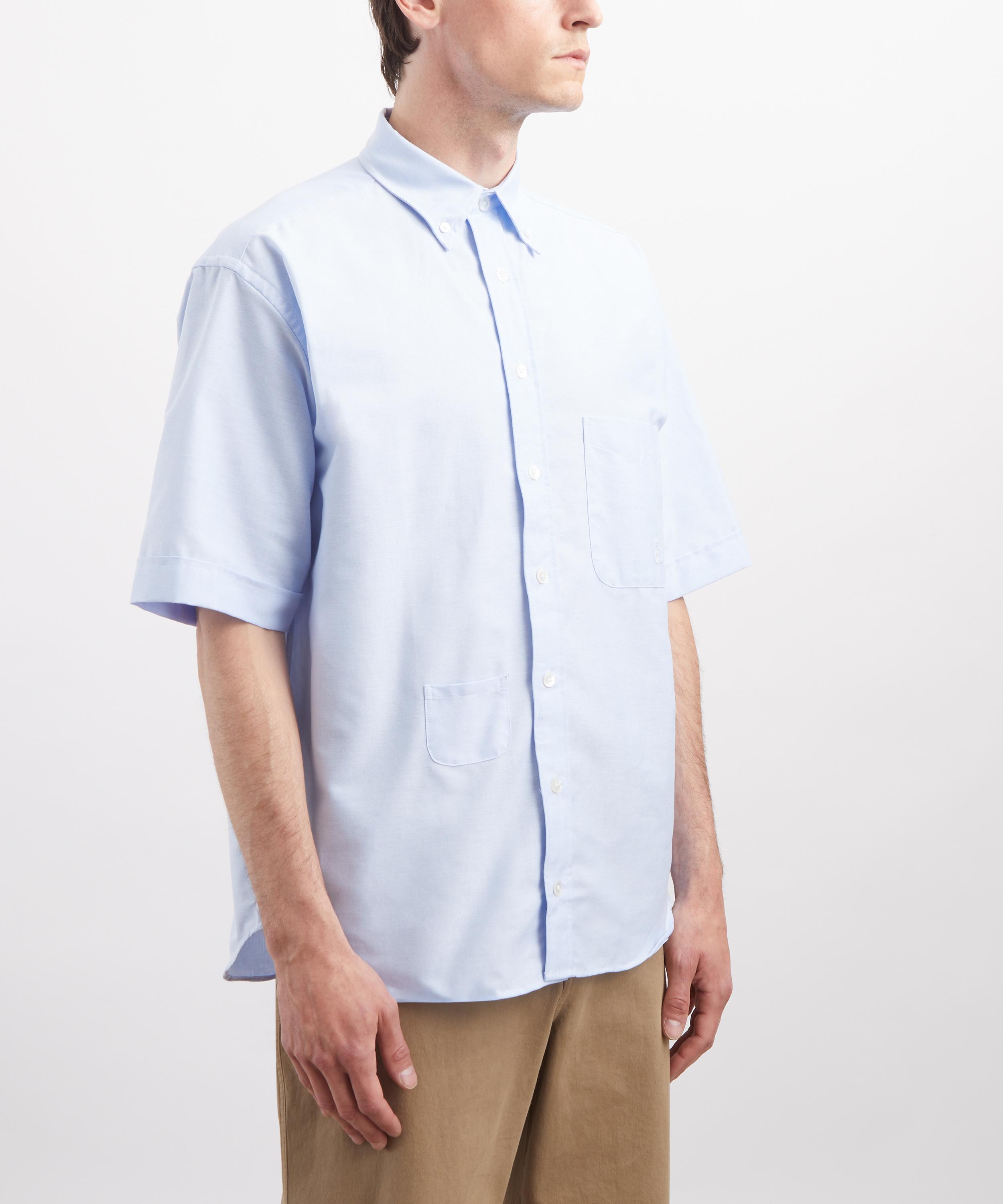Aaron Levine - Oxford Relaxed Button-Down Shirt in Sky Blue image number 2