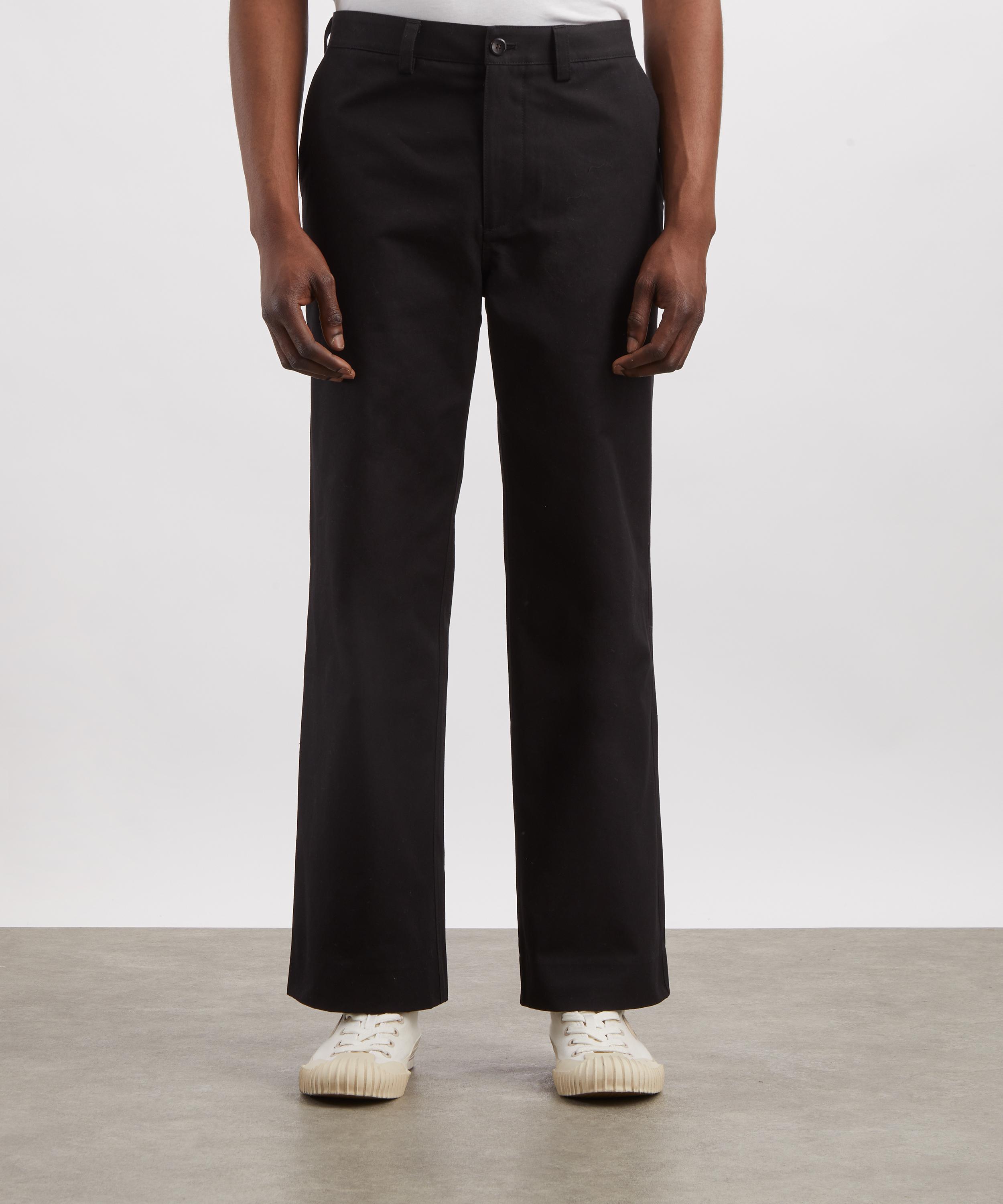 Aaron Levine - Black Workwear Trousers image number 2