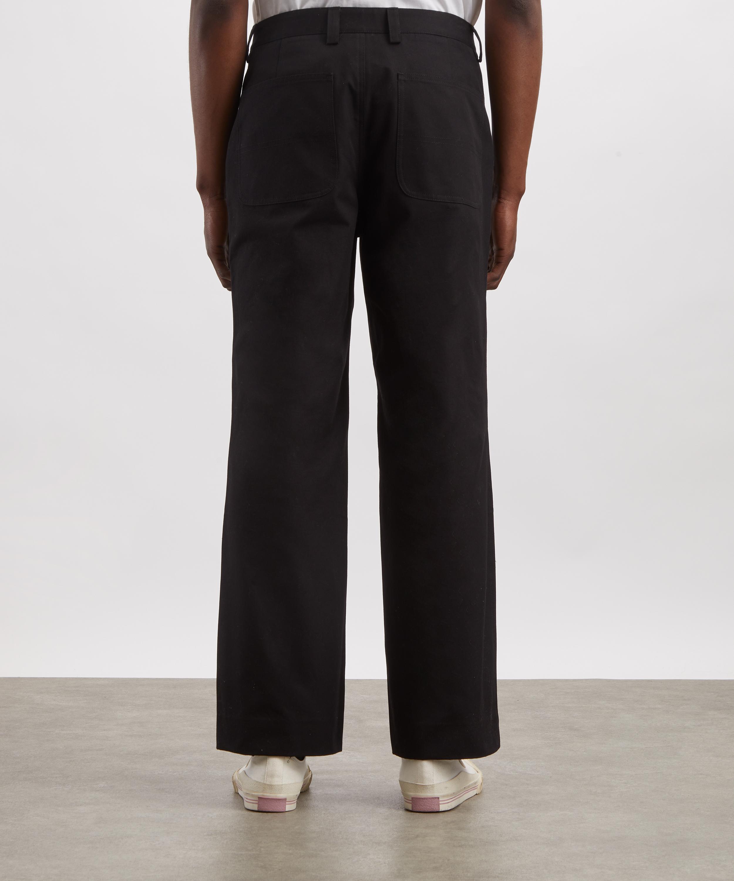 Aaron Levine - Black Workwear Trousers image number 3