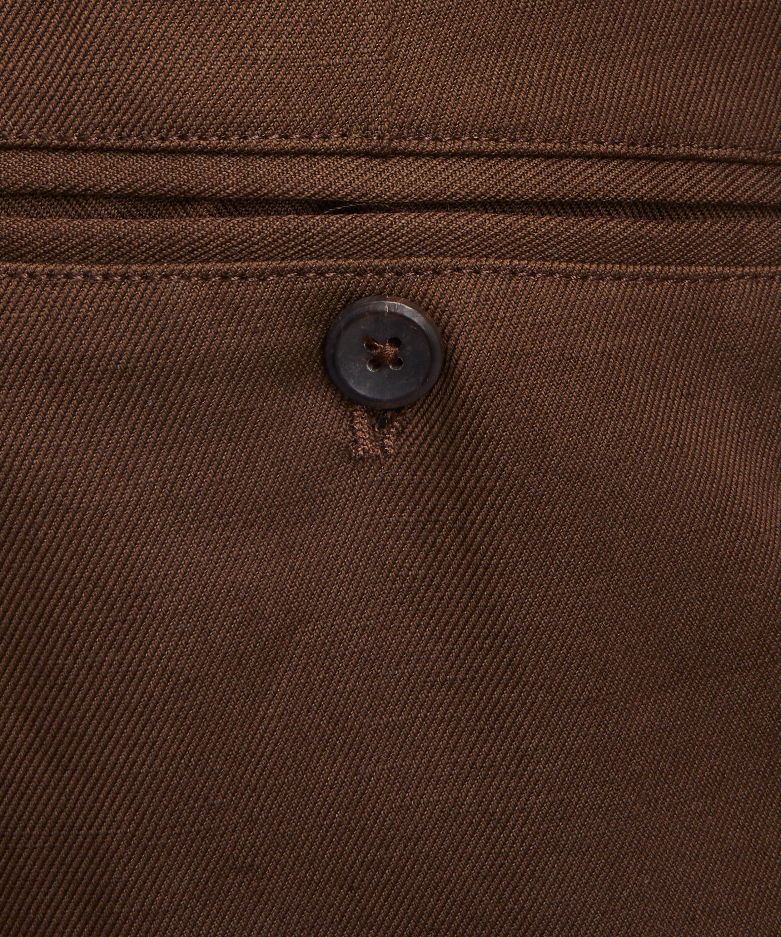 Aaron Levine - Cotton-Linen Workwear Trousers image number 4