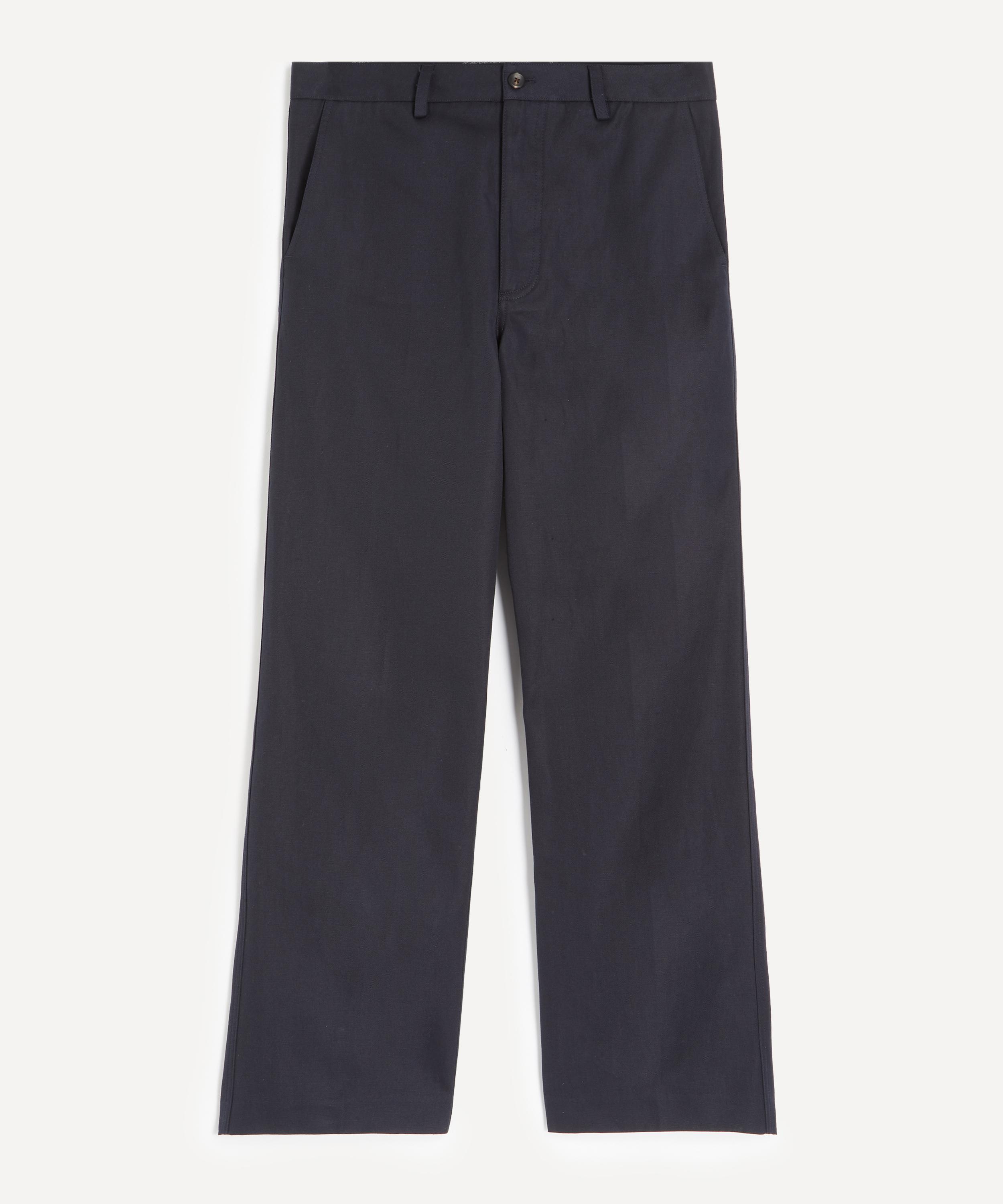 Aaron Levine - Cotton-Linen Workwear Trousers