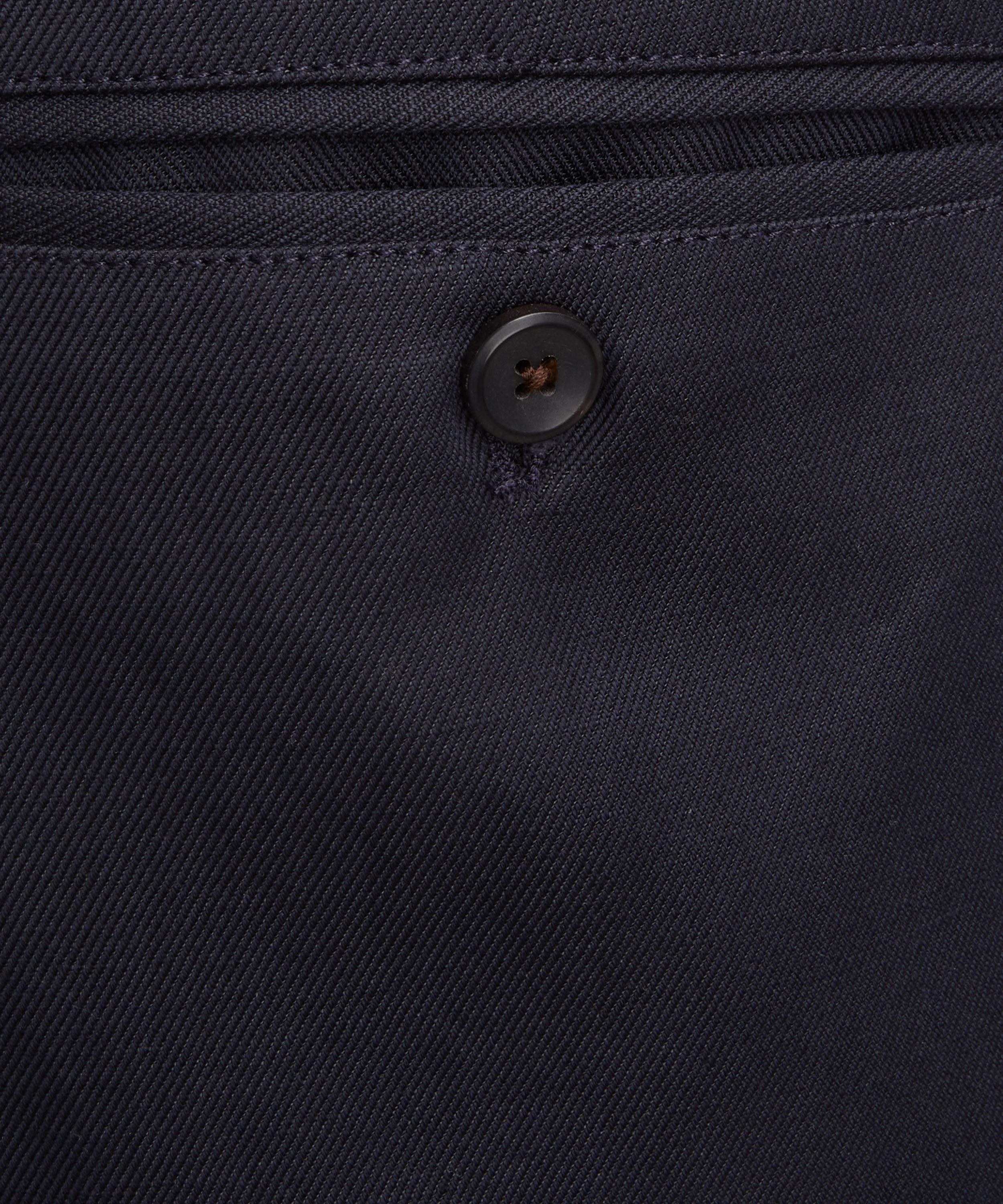 Aaron Levine - Cotton-Linen Workwear Trousers image number 4