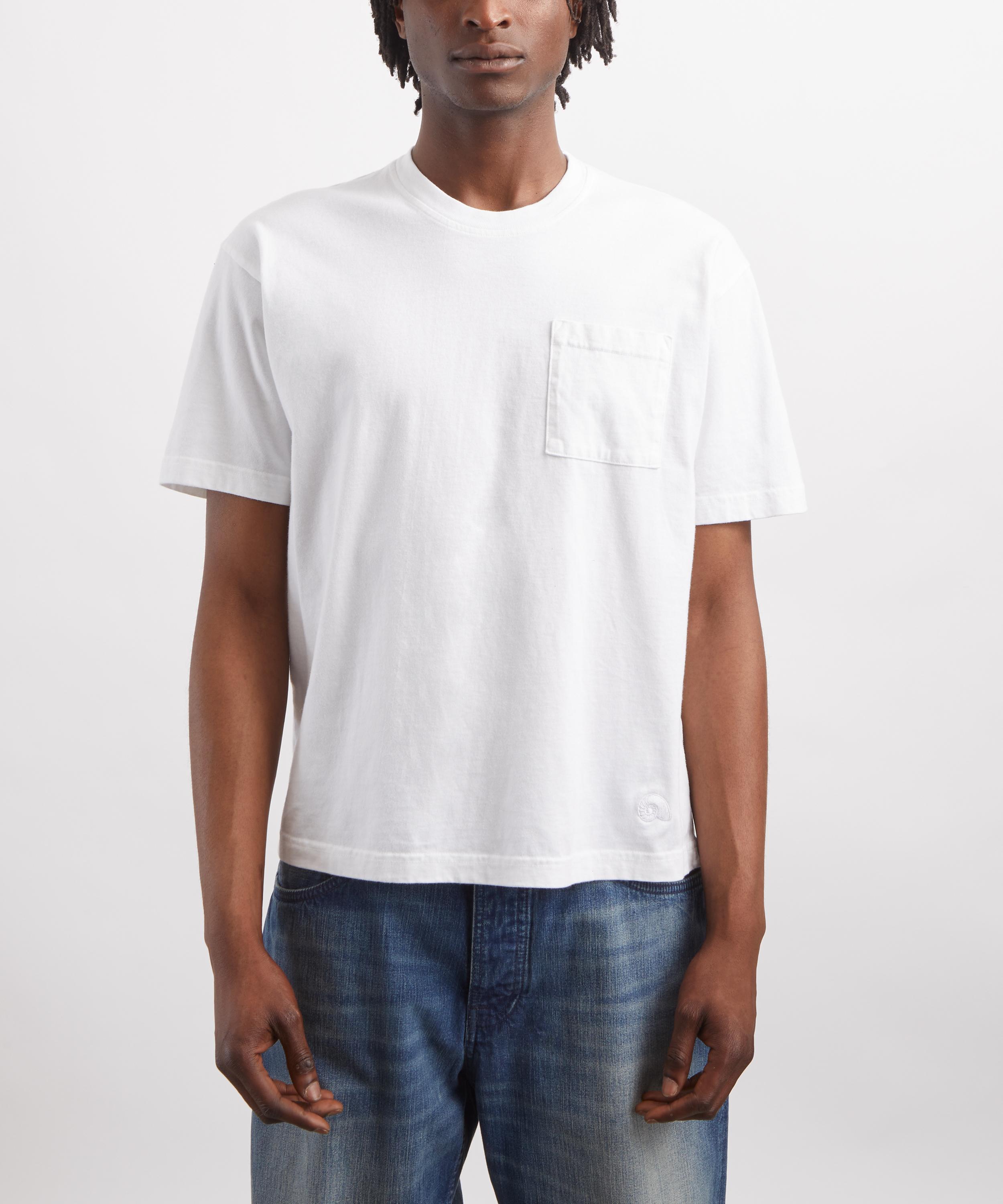 Aaron Levine - White Boxy Pocket T-Shirt image number 2