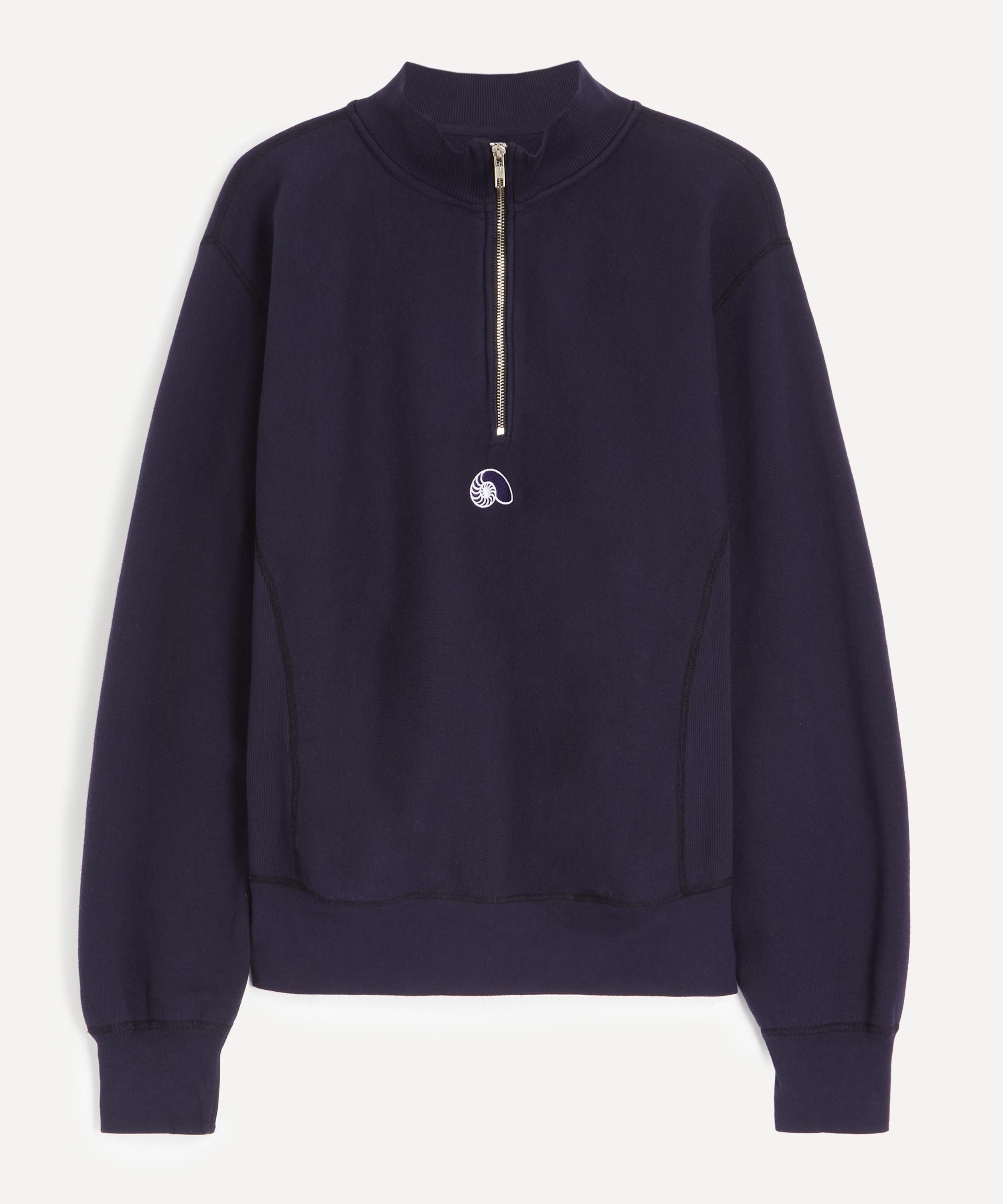 Aaron Levine - Navy Half-Zip Sweatshirt