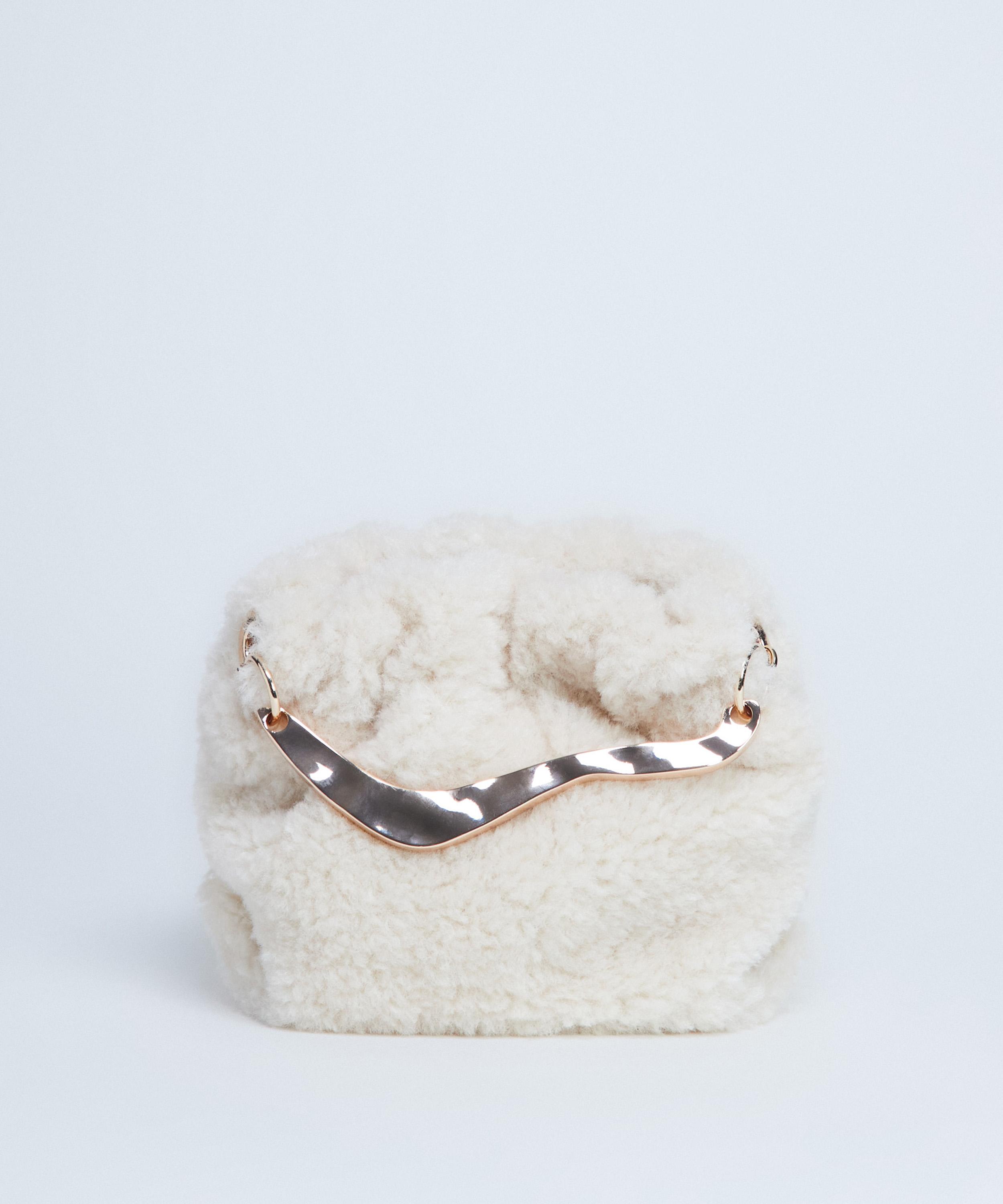 TOPSHOP - Gabriette Borg Metal Trim Handle Grab Bag image number 0