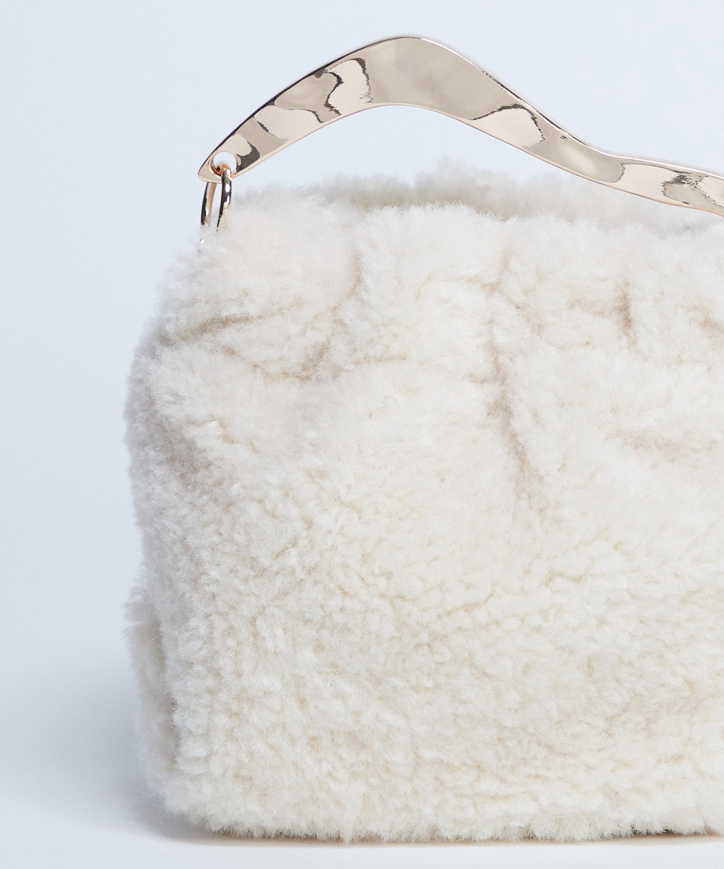 TOPSHOP - Gabriette Borg Metal Trim Handle Grab Bag image number 1