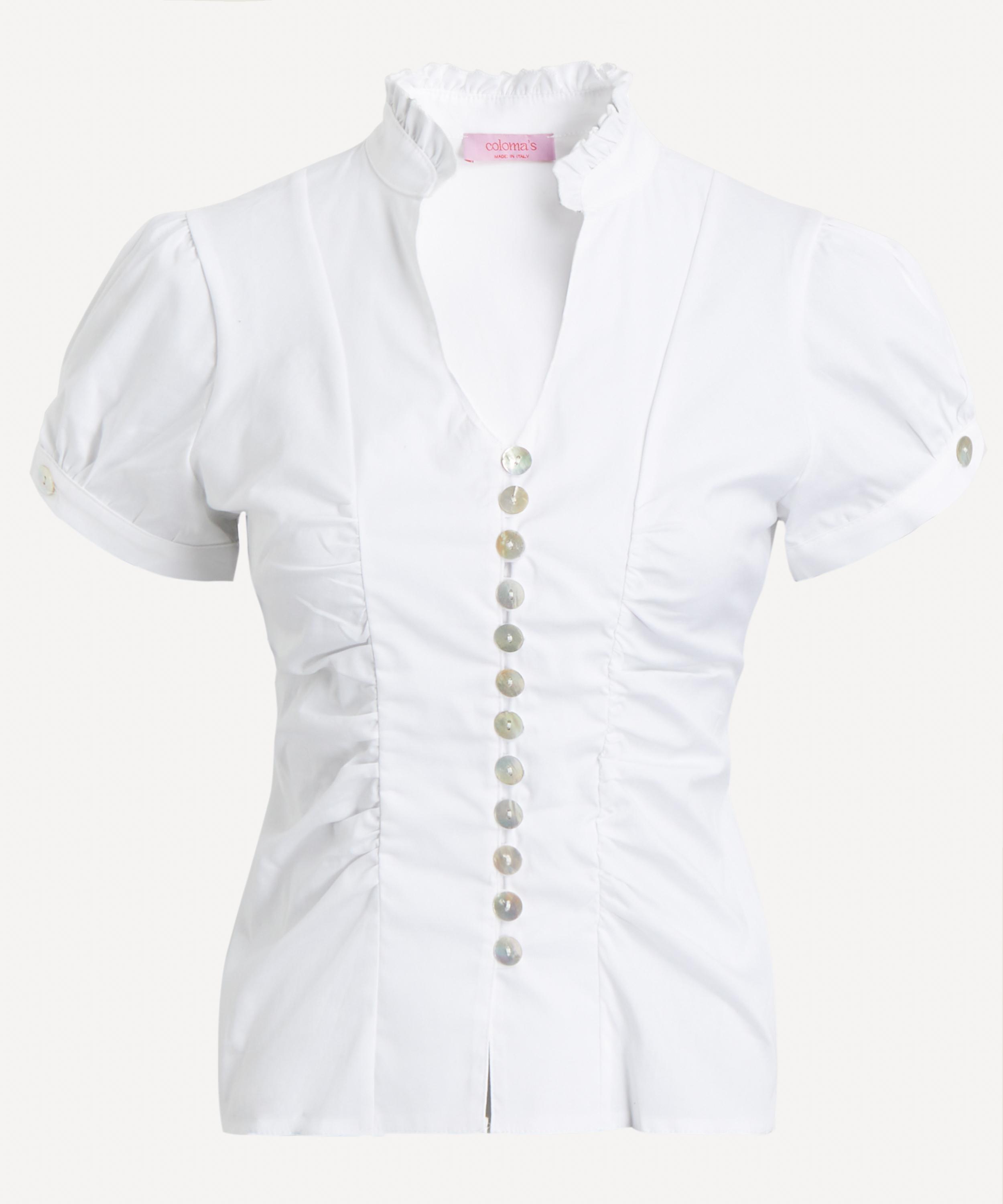 Coloma's - Paloma White Cotton Shirt